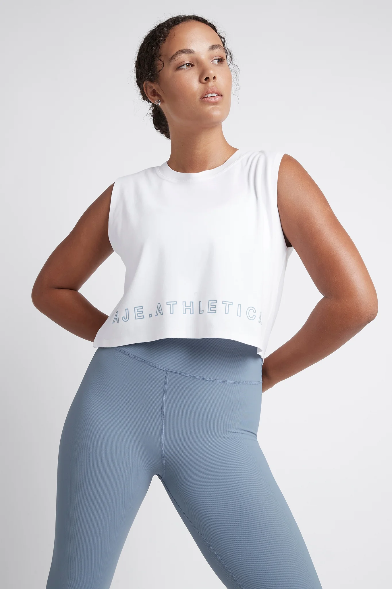 Cropped Split Back Tank 112 - Image 8