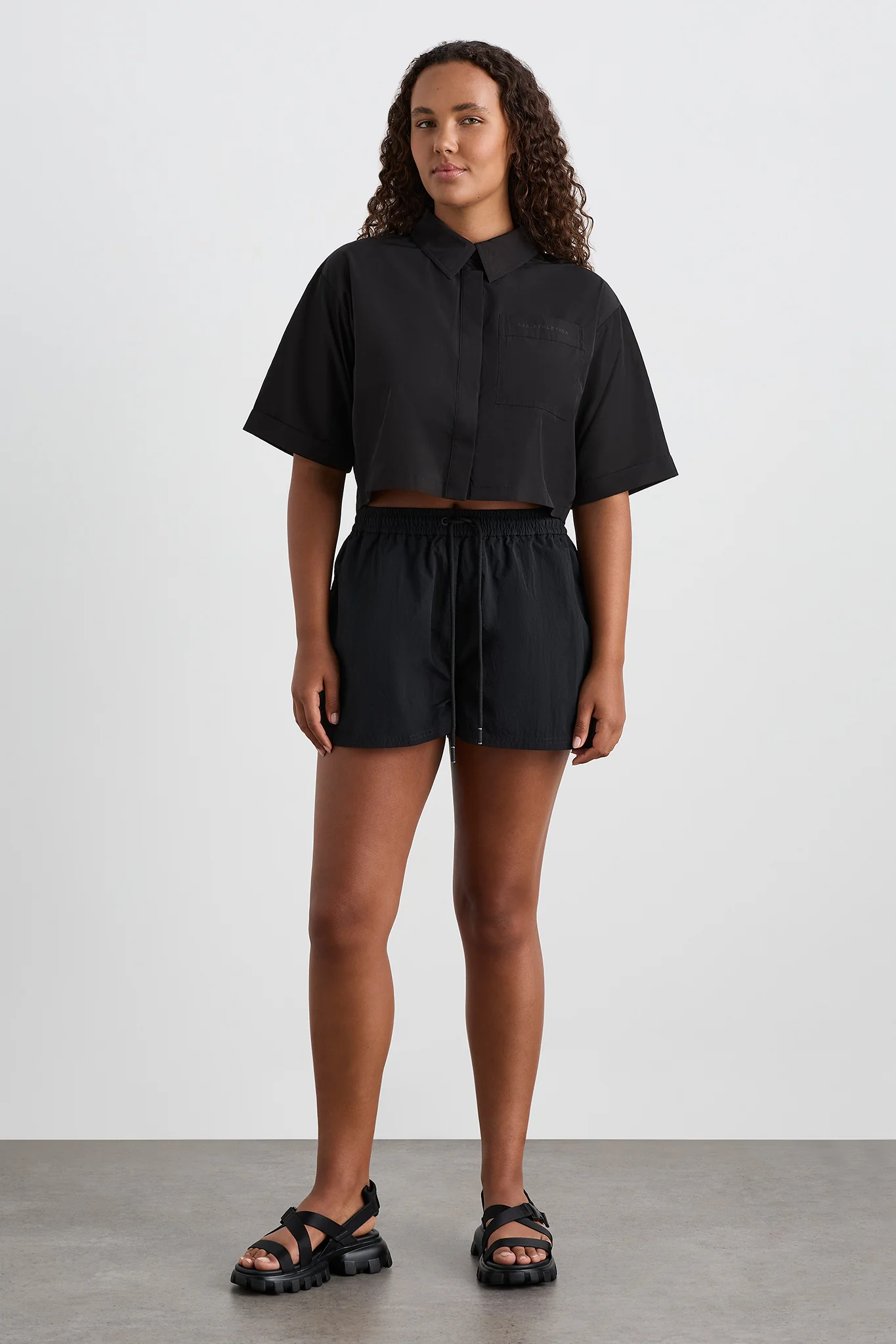 Cropped Spray Shirt 441 - Image 7