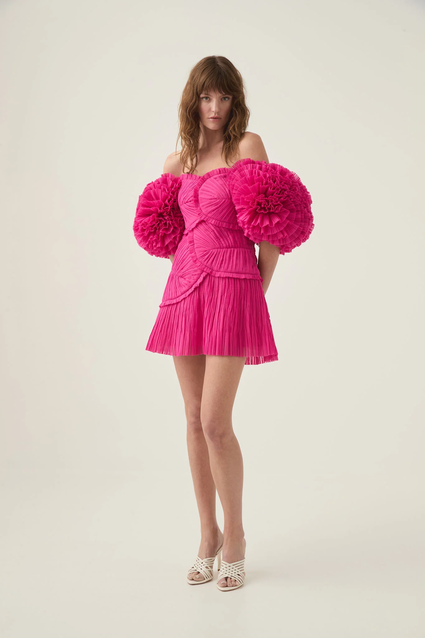 Crystallise Pleated Mini Dress - Image 3