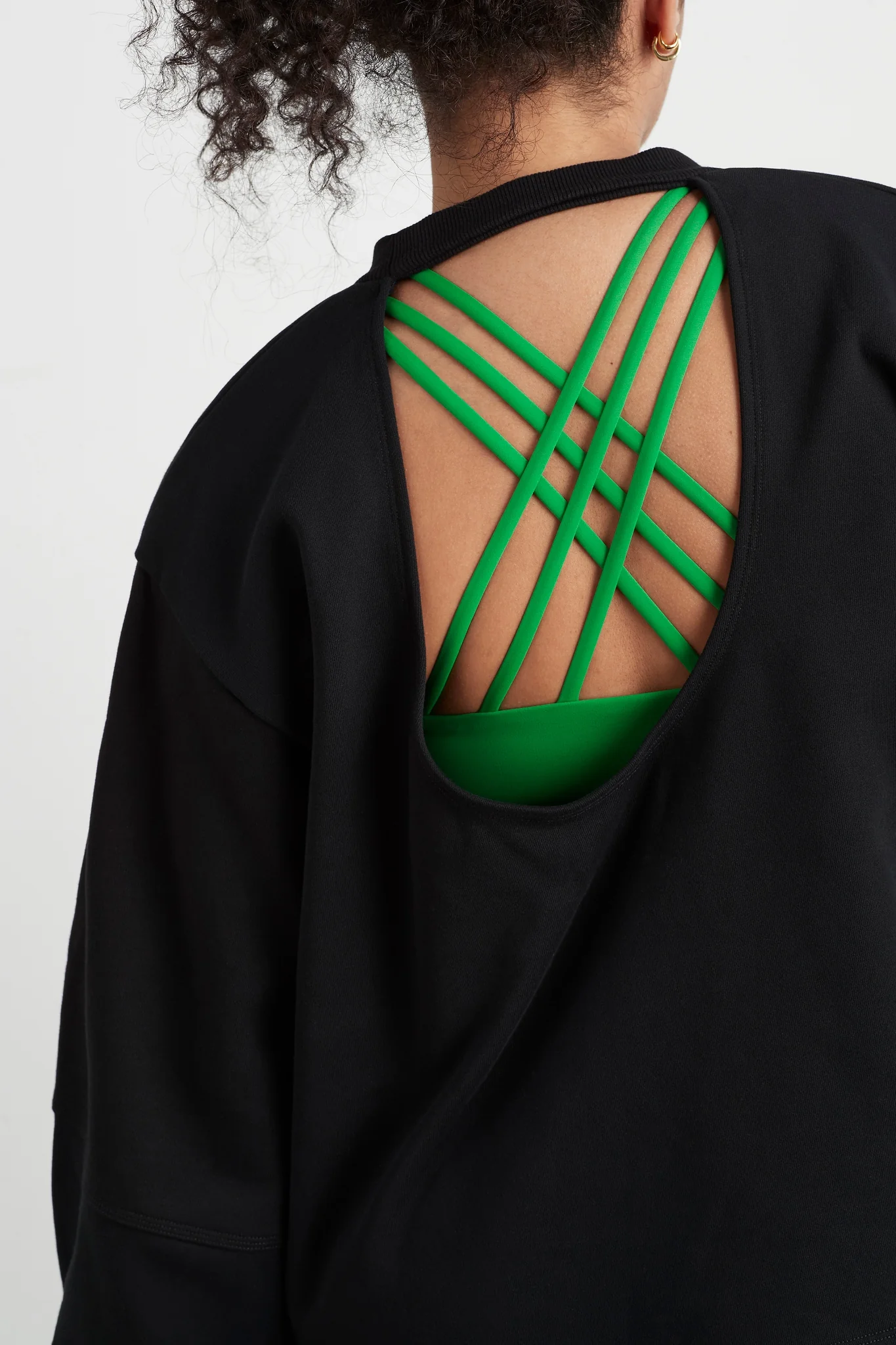 Cut Out Back Crew Jumper 417 - Image 12