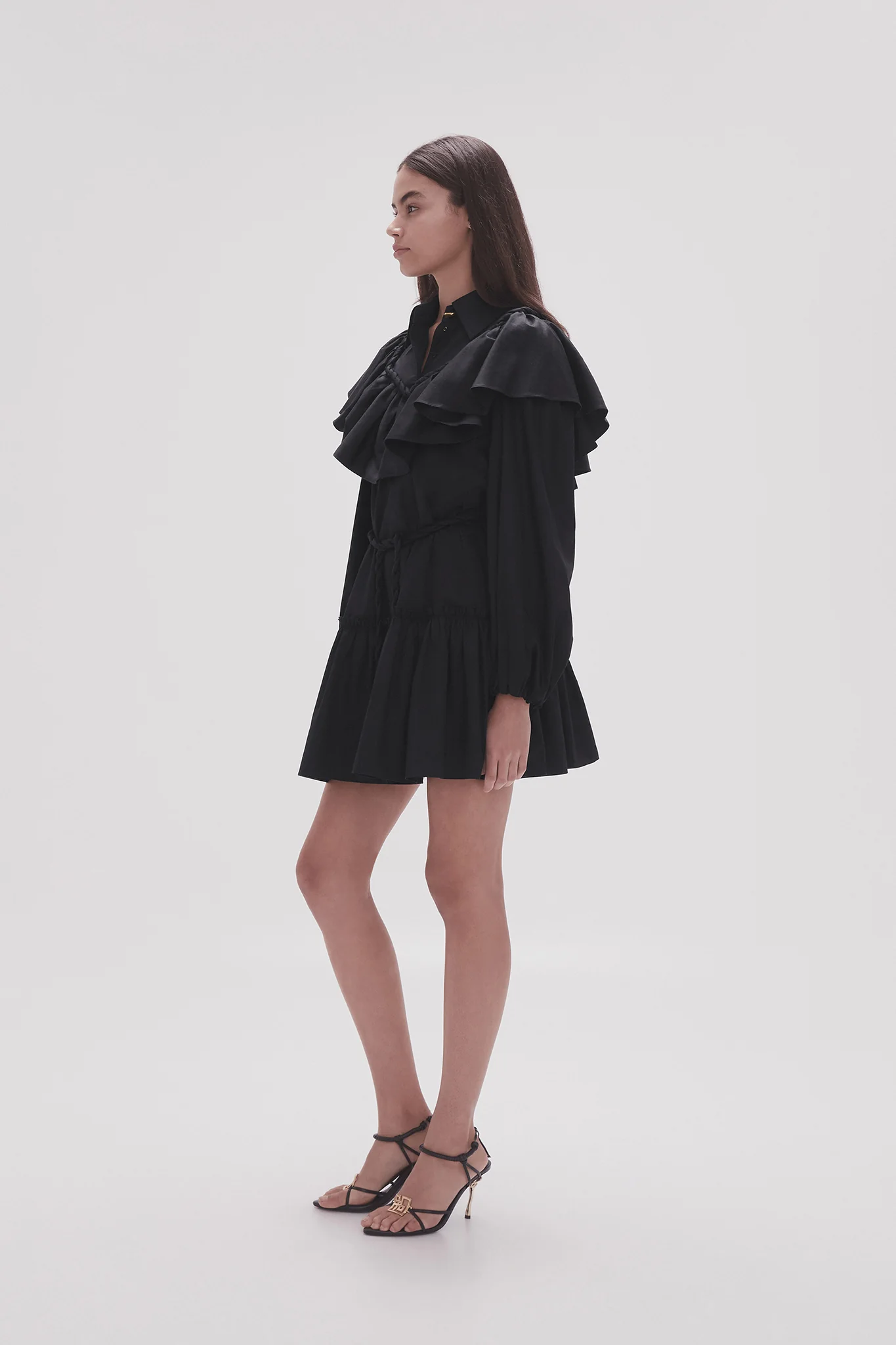 Dahlia Flounce Mini Dress - Image 3
