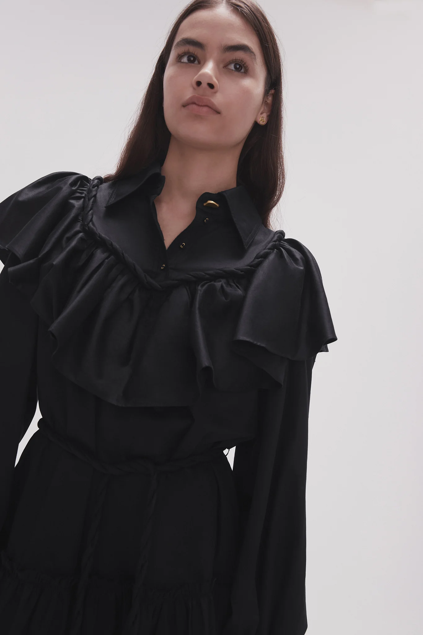 Dahlia Flounce Mini Dress - Image 4