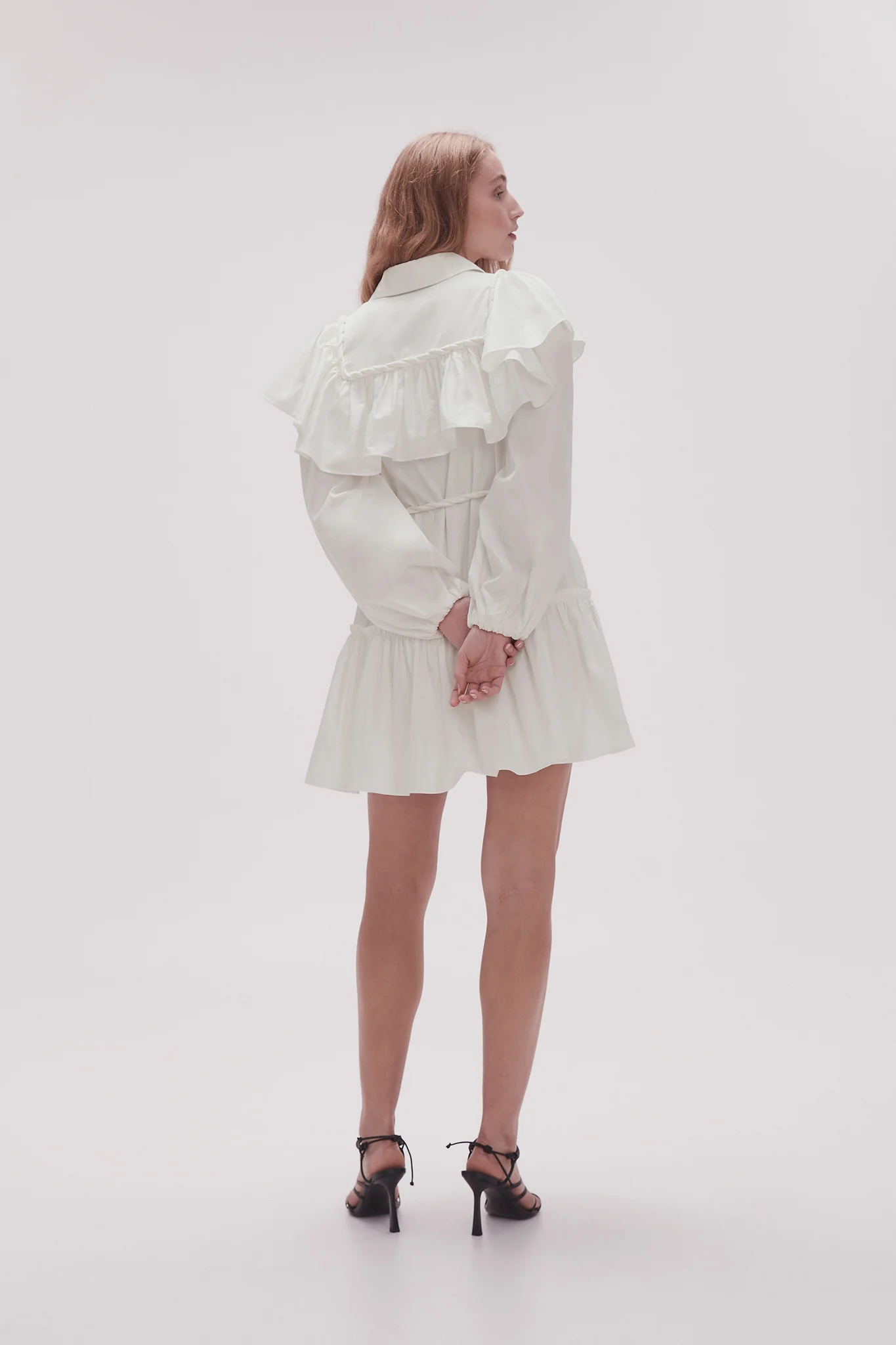 Dahlia Flounce Mini Dress - Image 5
