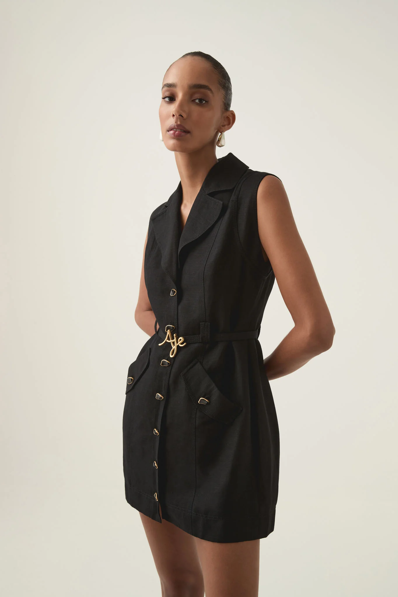 Desiree Utility Mini Dress - Image 3