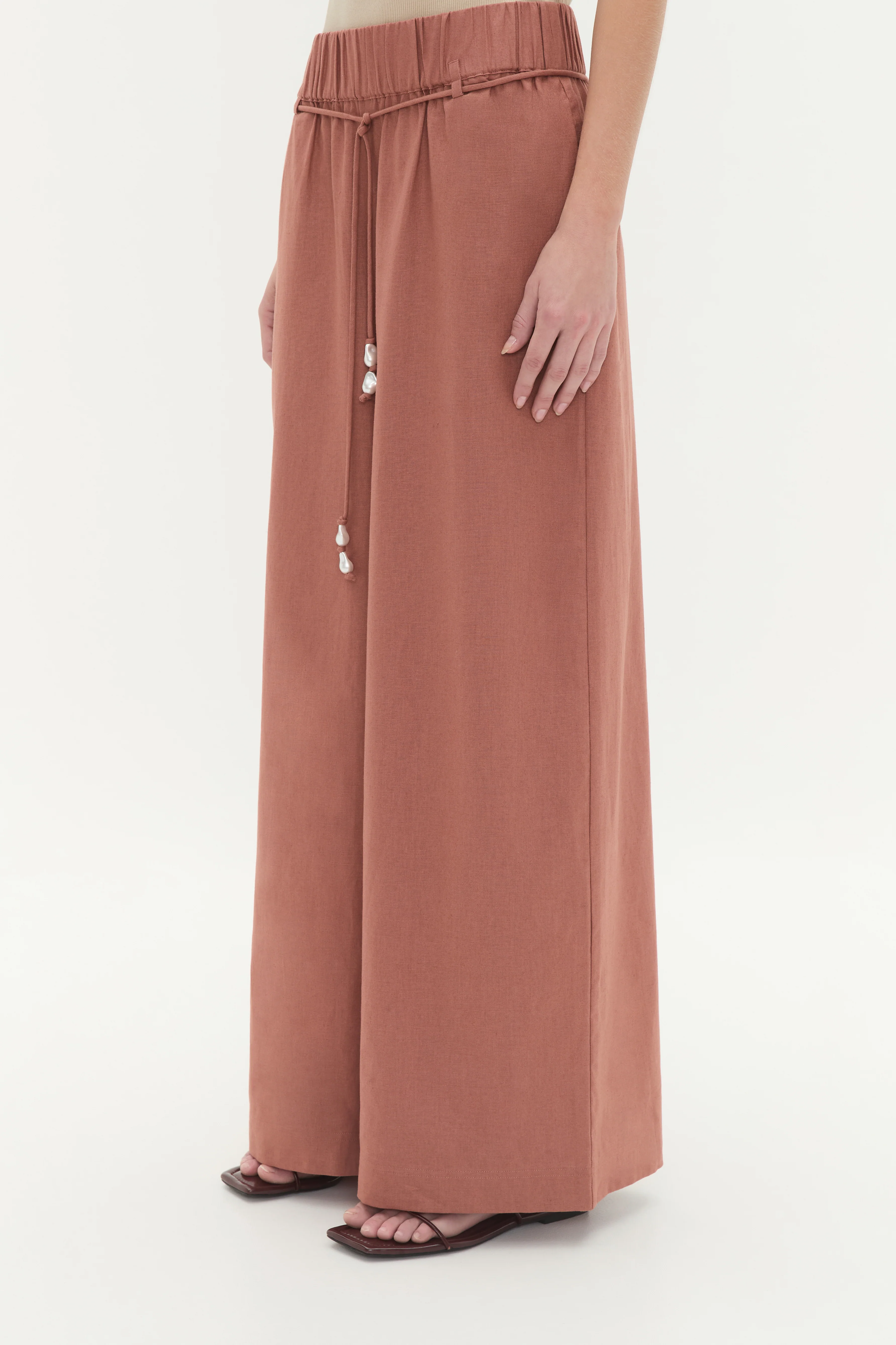 Dessie Belted Relaxed Pant - Image 4