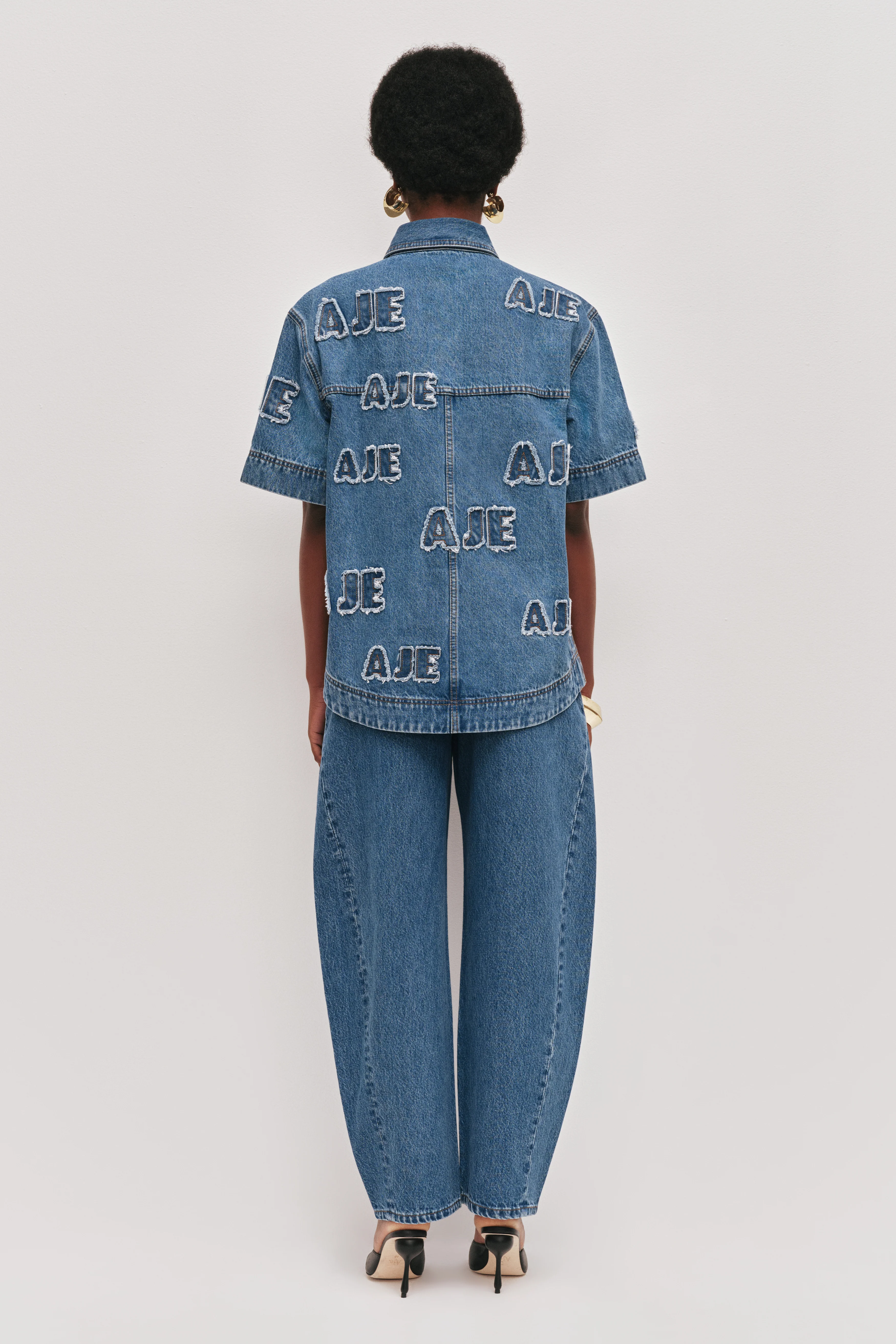 Electra Logo Denim Shirt - Image 3