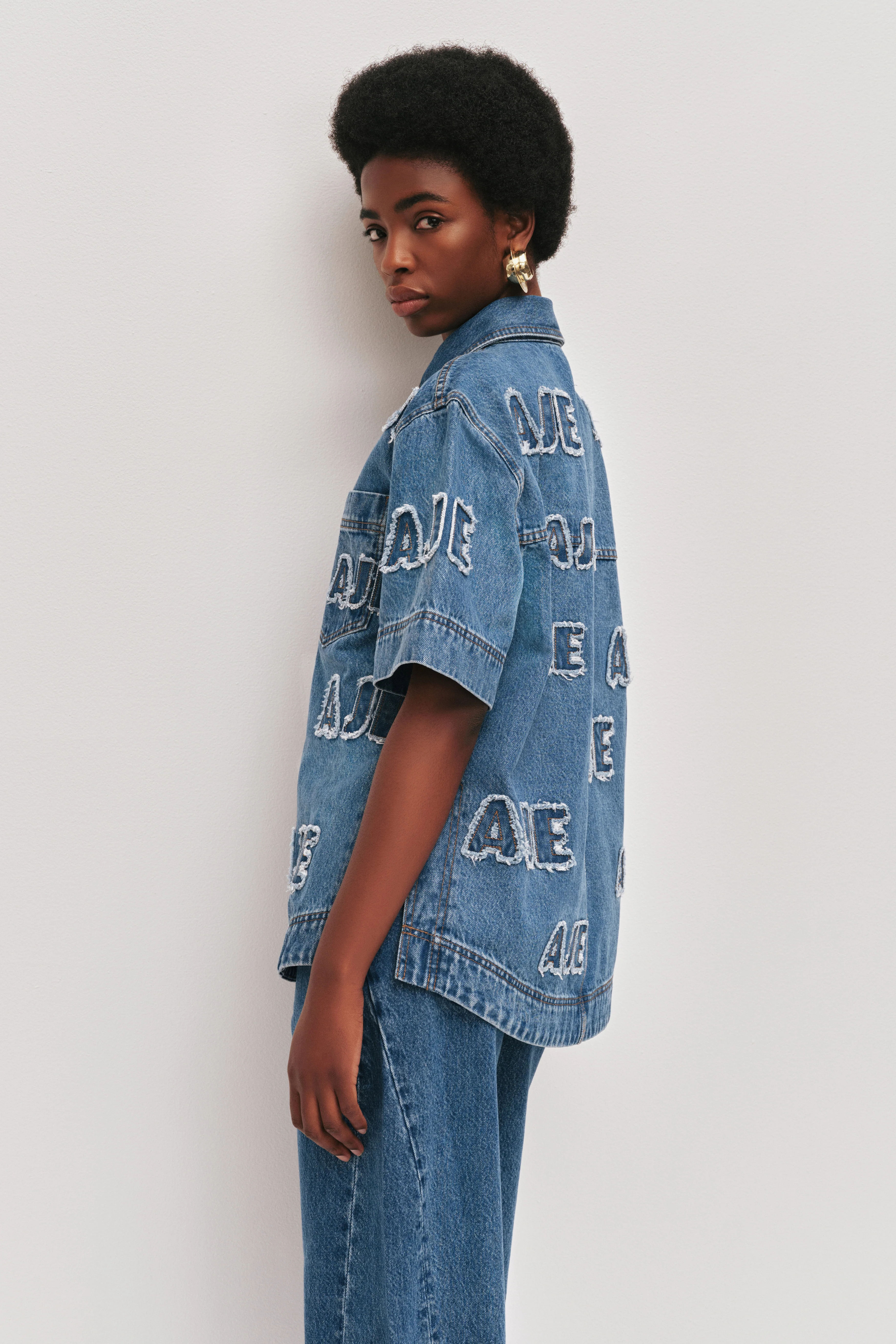 Electra Logo Denim Shirt - Image 6
