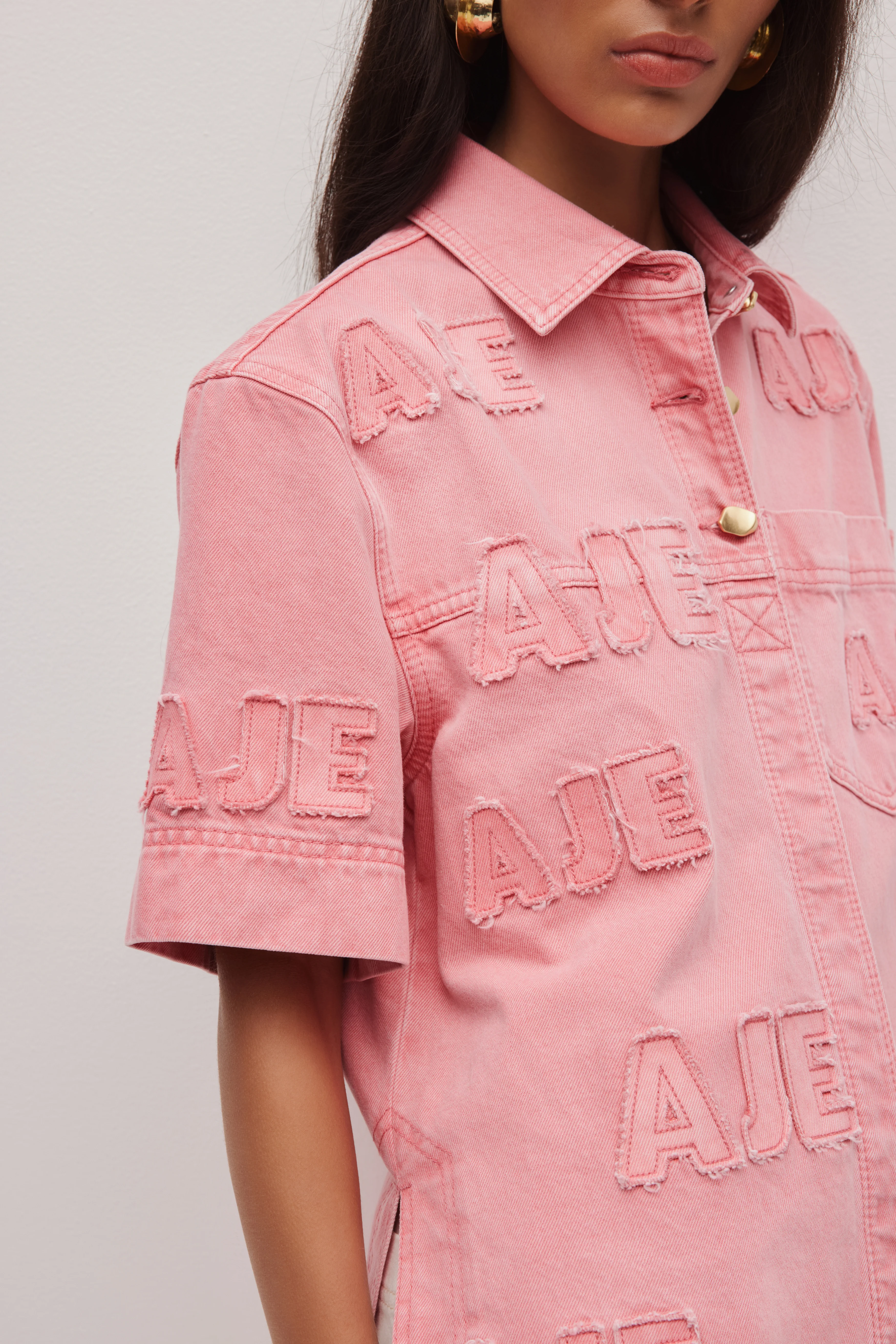 Electra Logo Denim Shirt - Image 3
