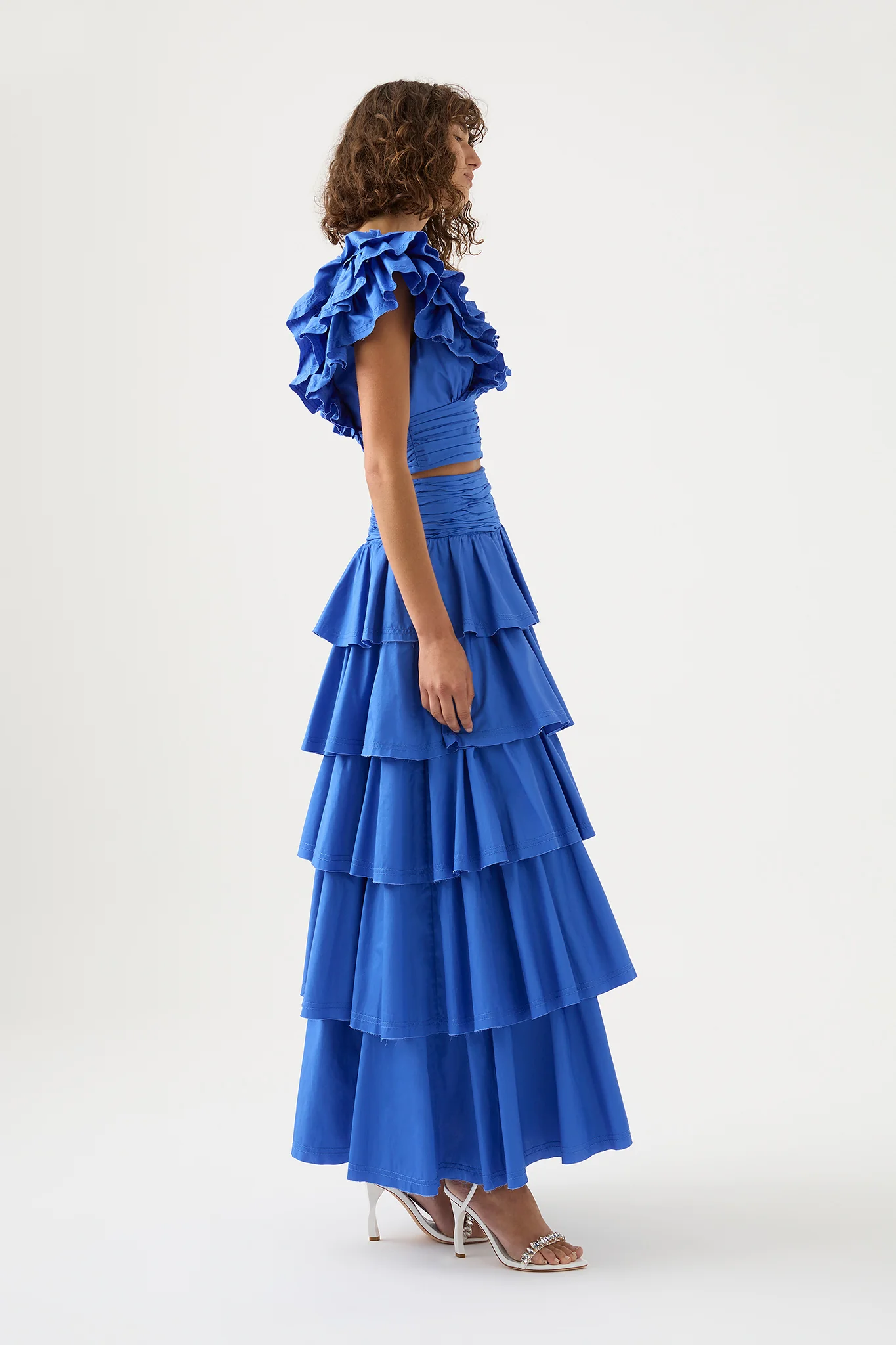 Eleni Tiered Maxi Skirt - Image 3