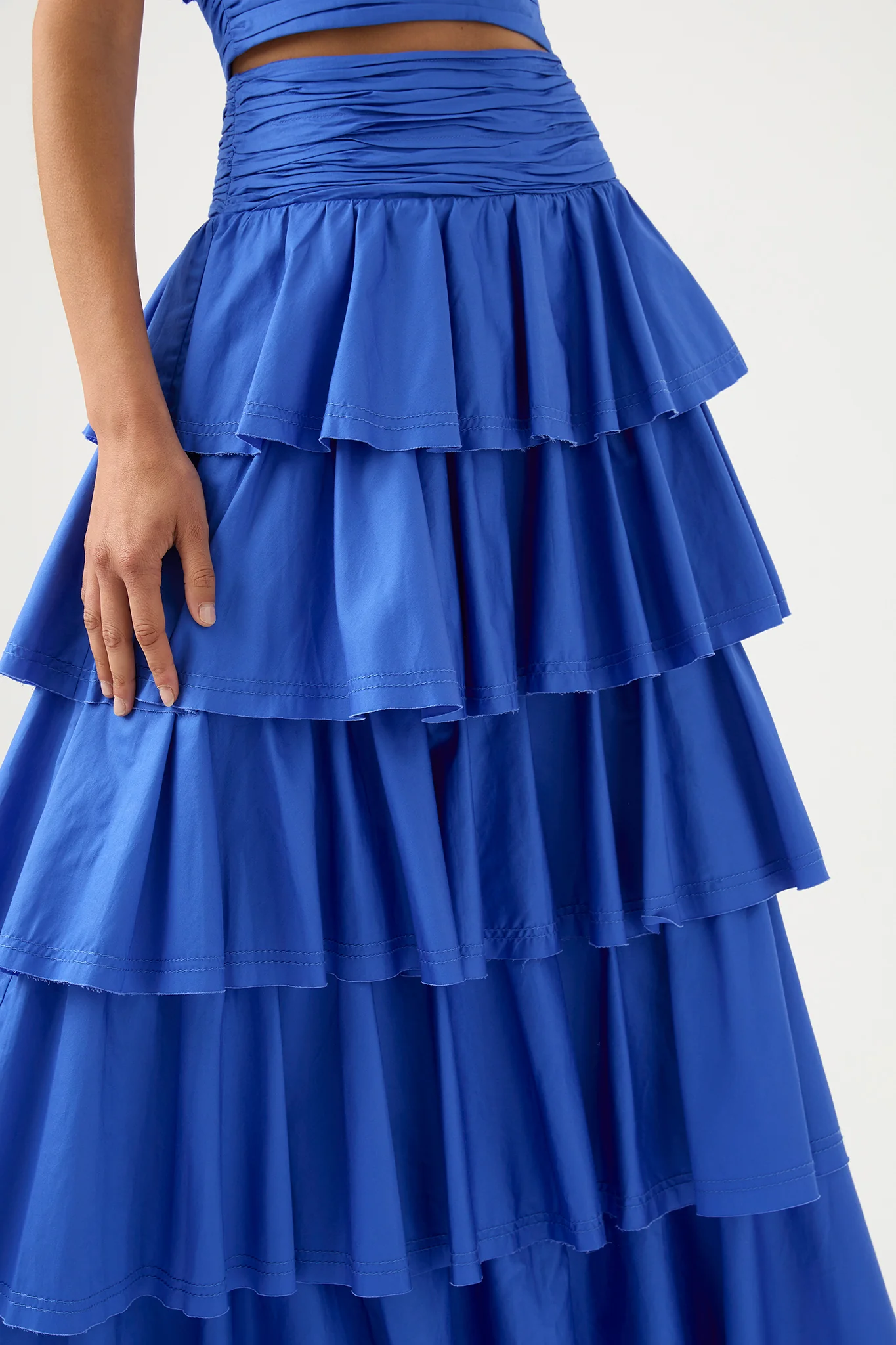 Eleni Tiered Maxi Skirt - Image 4