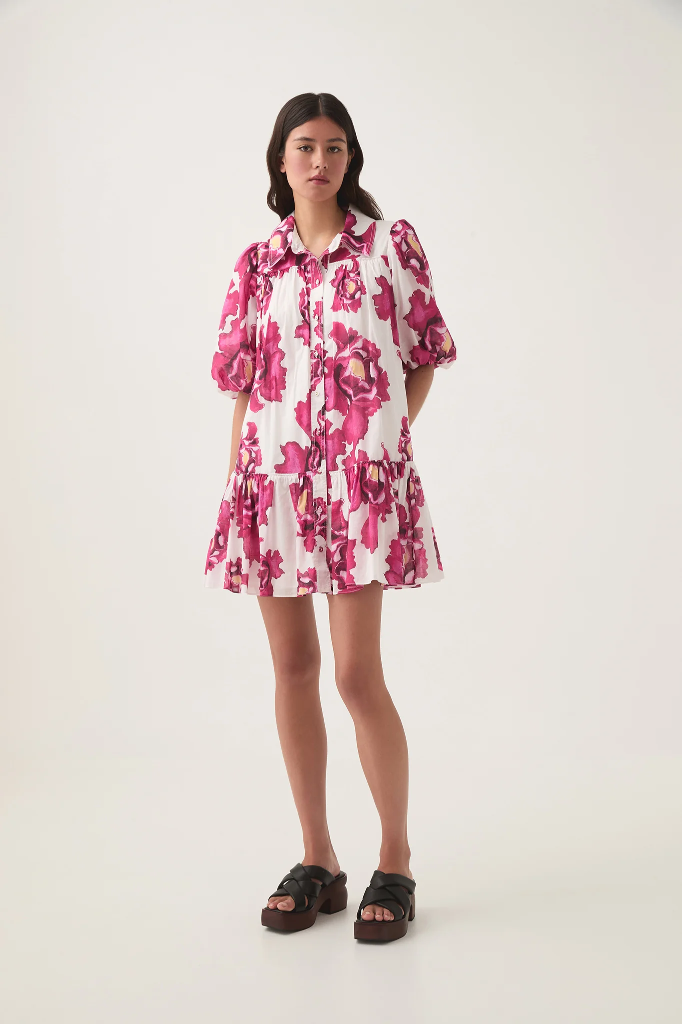 Eliza Smock Mini Dress - Image 7