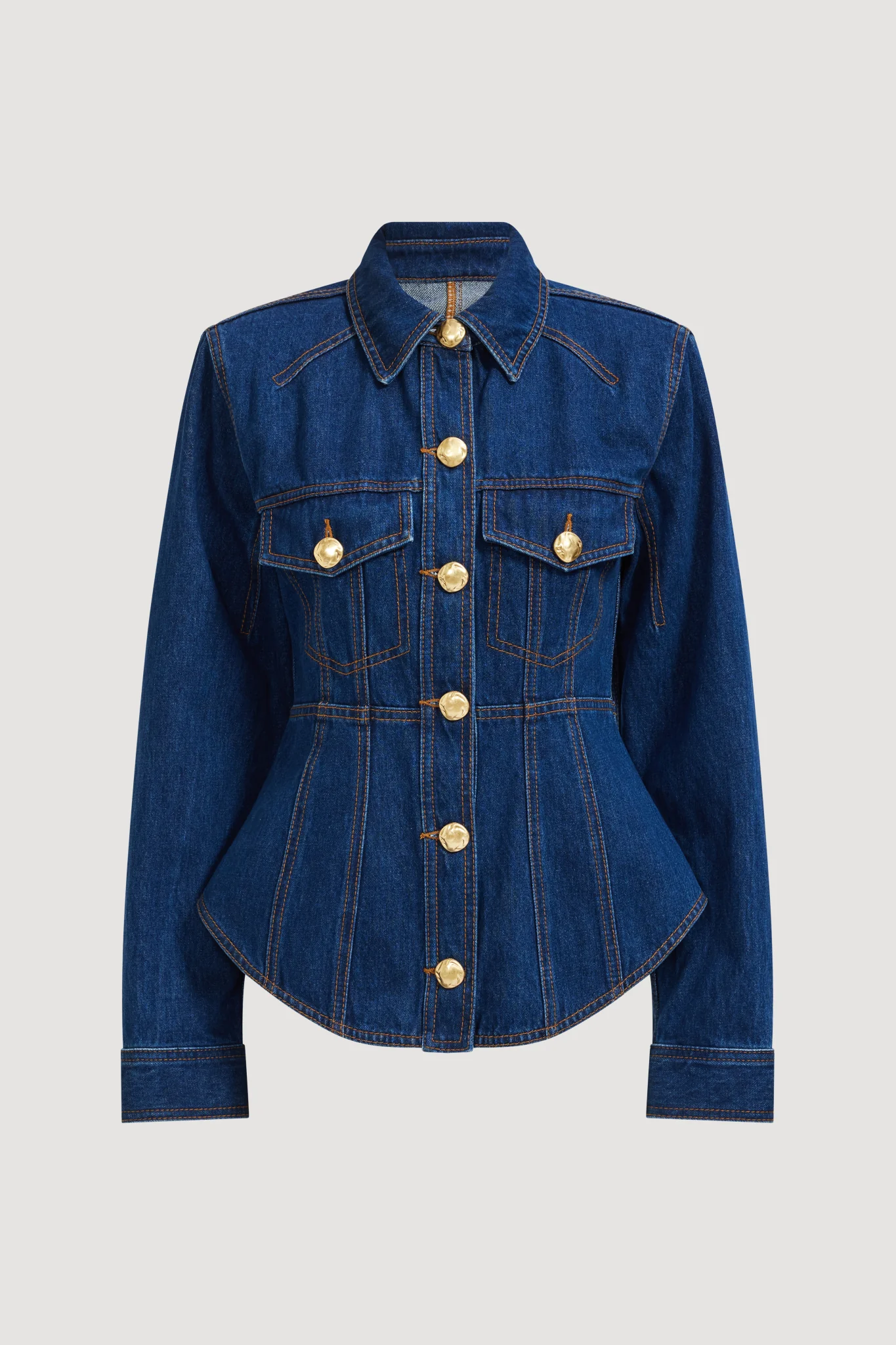 Elodi Corset Denim Shirt - Image 2