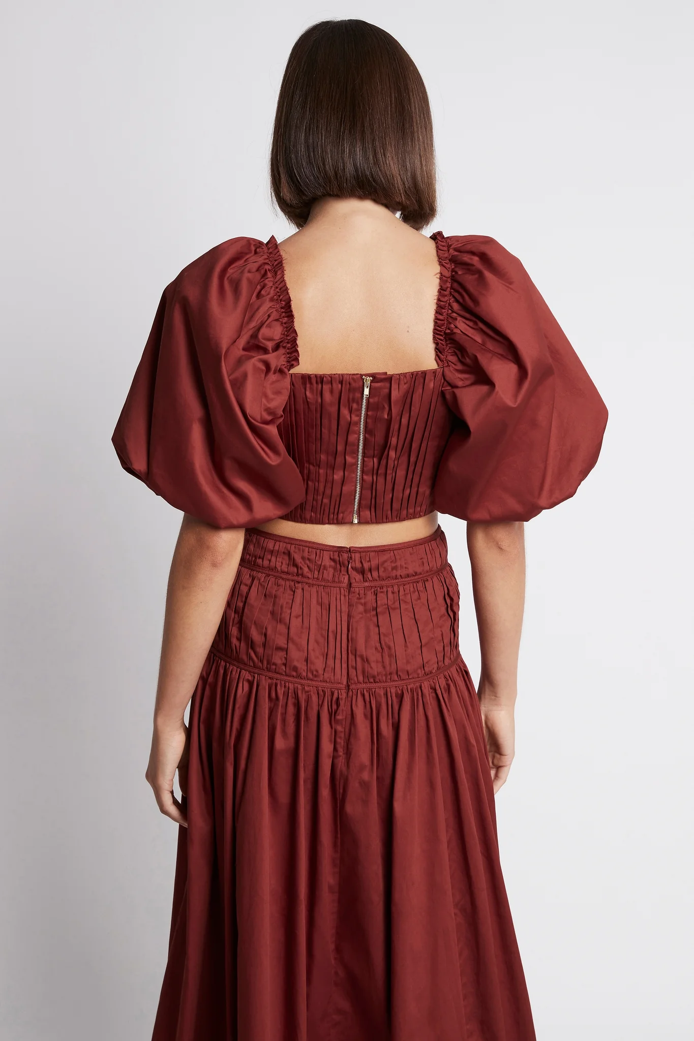 Enamour Puff Sleeve Cropped Top - Image 5
