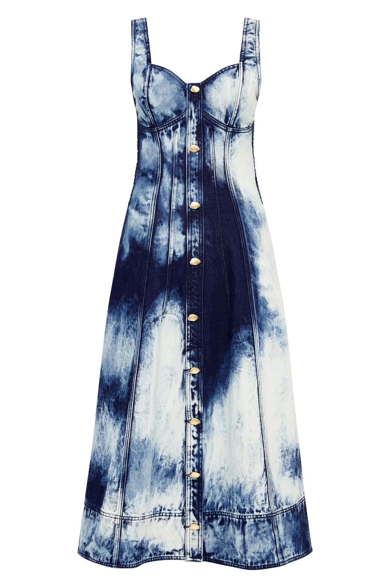 Enigma Denim Midi Dress - Image 2