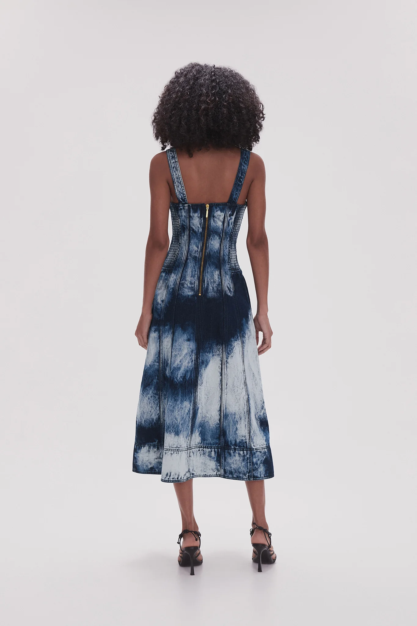 Enigma Denim Midi Dress - Image 6