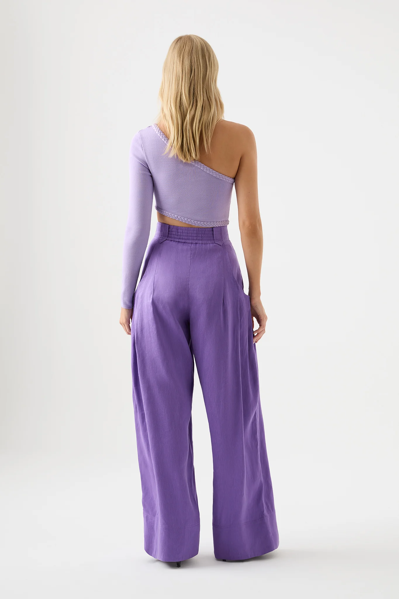 Equinox Pleated Wide Leg Pant - Image 5