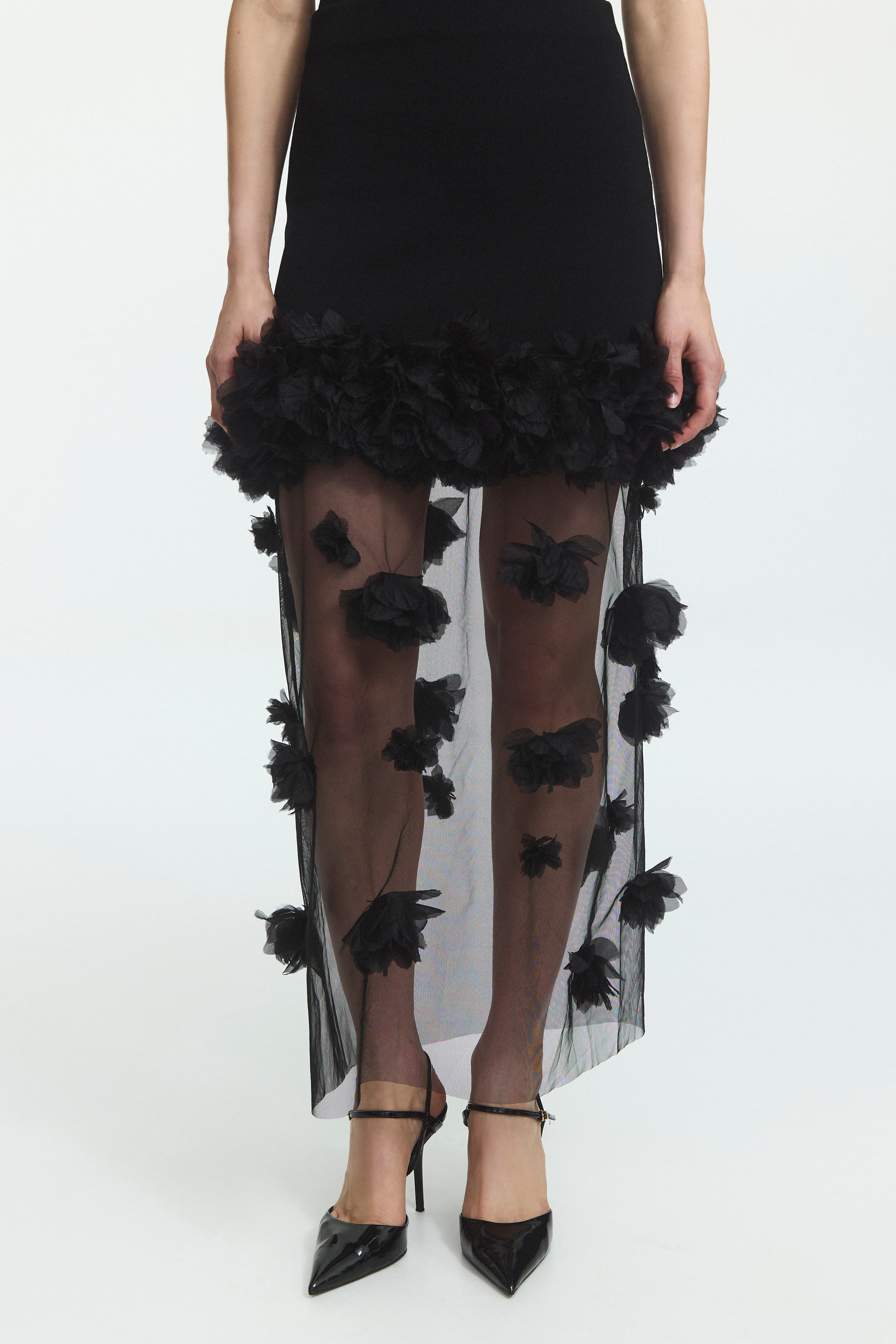 Fleura Knit Midi Skirt - Image 3