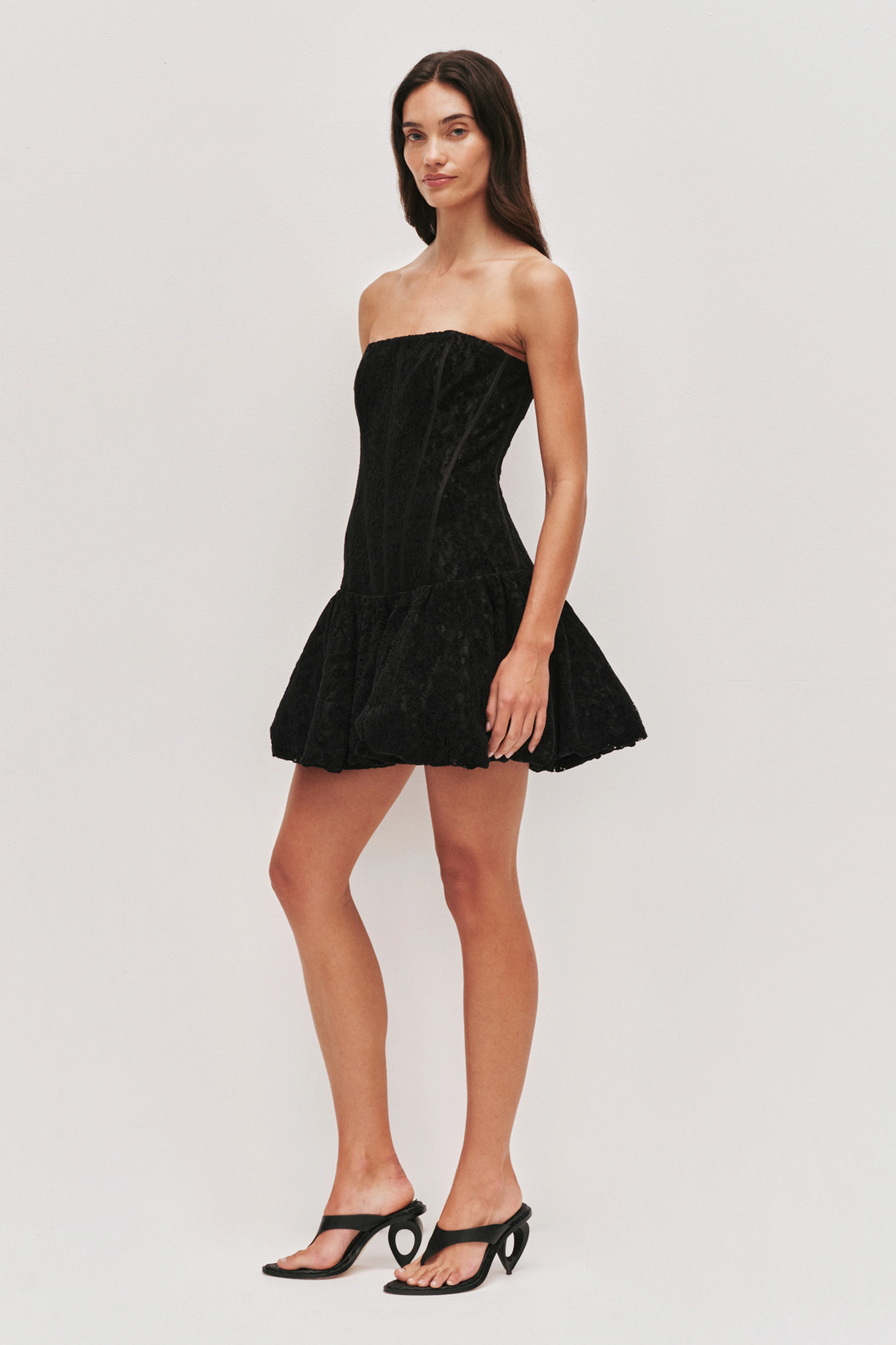 Florence Lace Mini Dress - Image 3