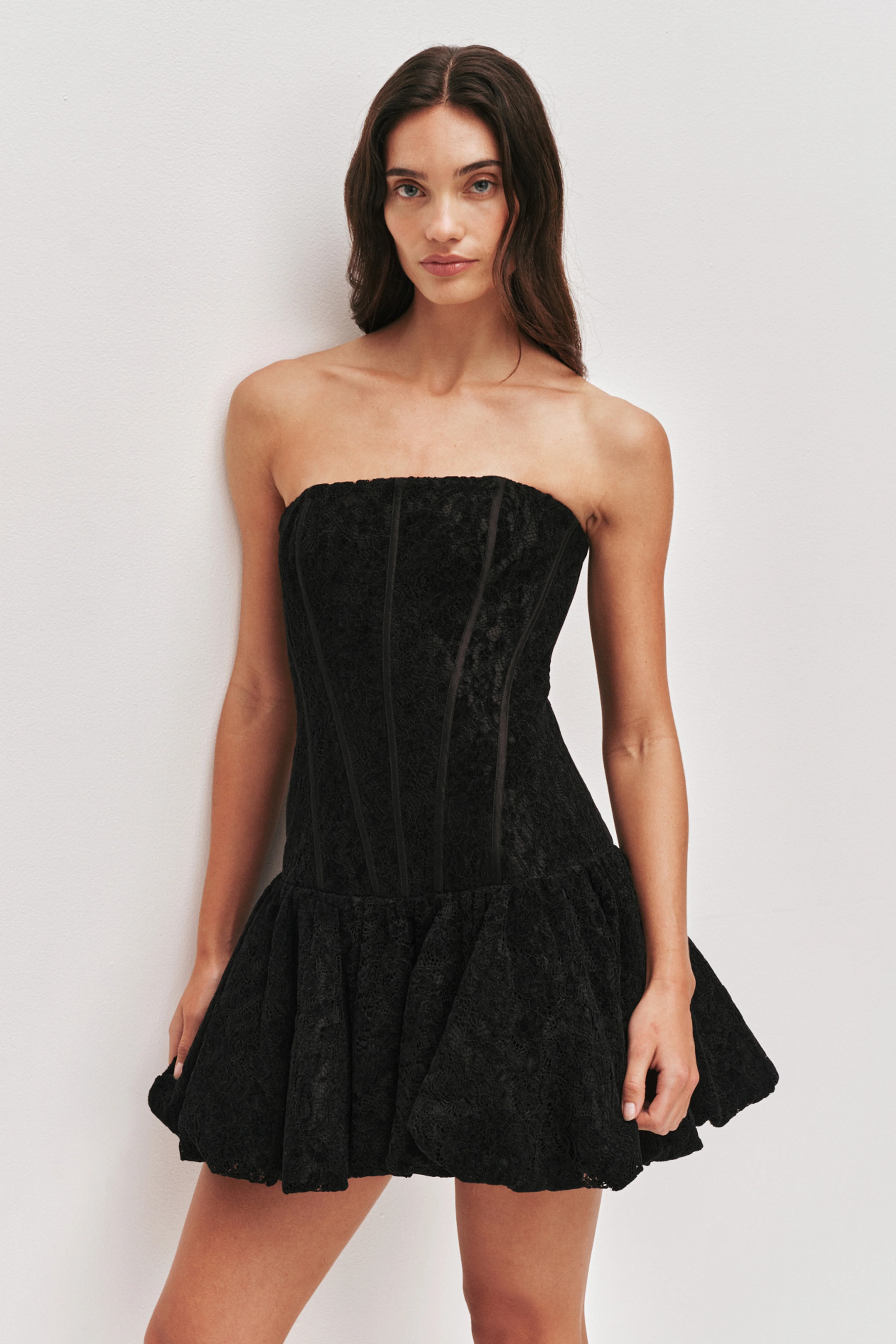 Florence Lace Mini Dress - Image 4
