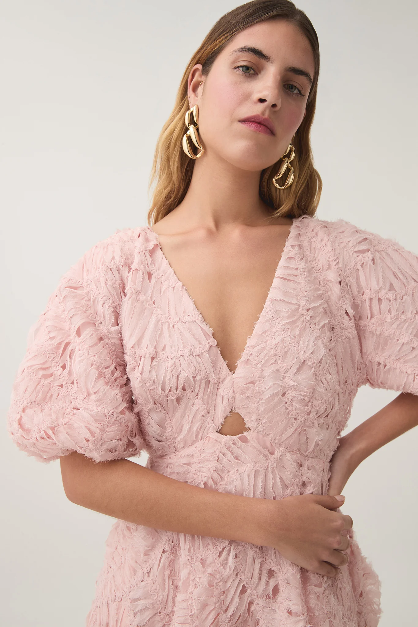 Florential Textured Midi Dress - Image 4
