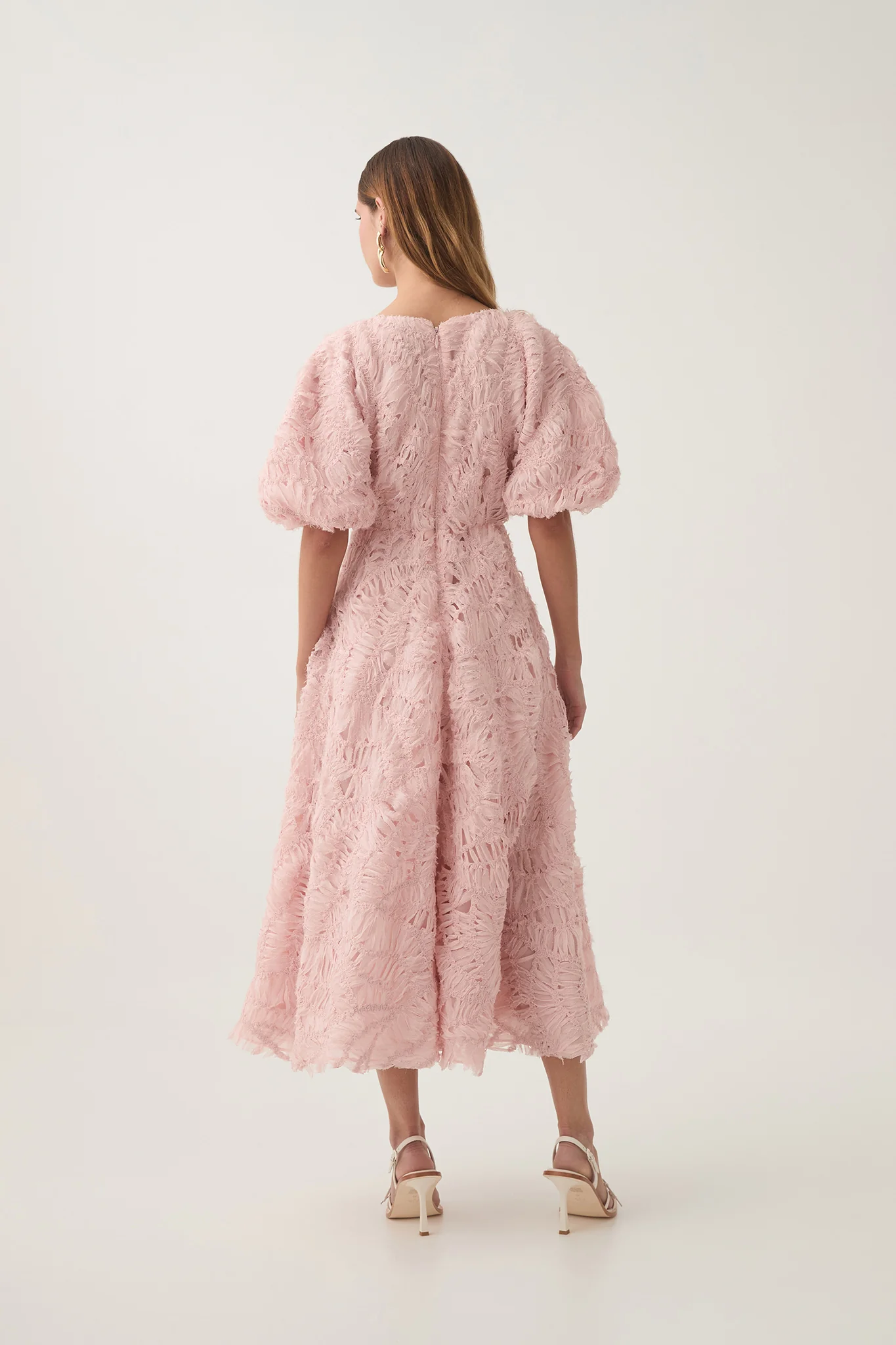 Florential Textured Midi Dress - Image 5