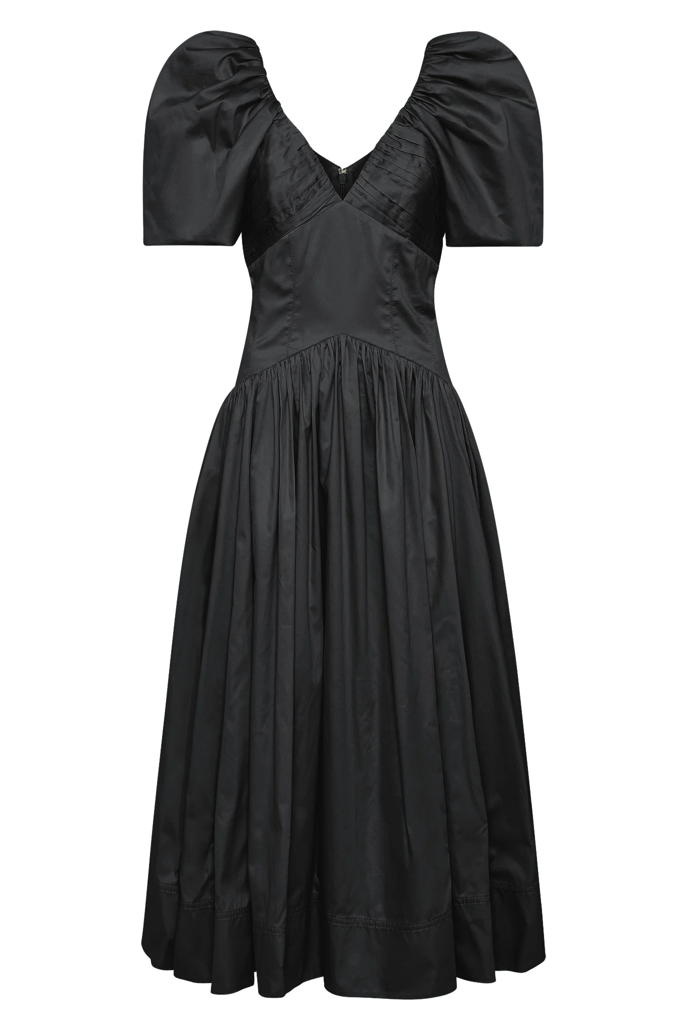 Gabrielle Plunge Midi Dress - Image 2