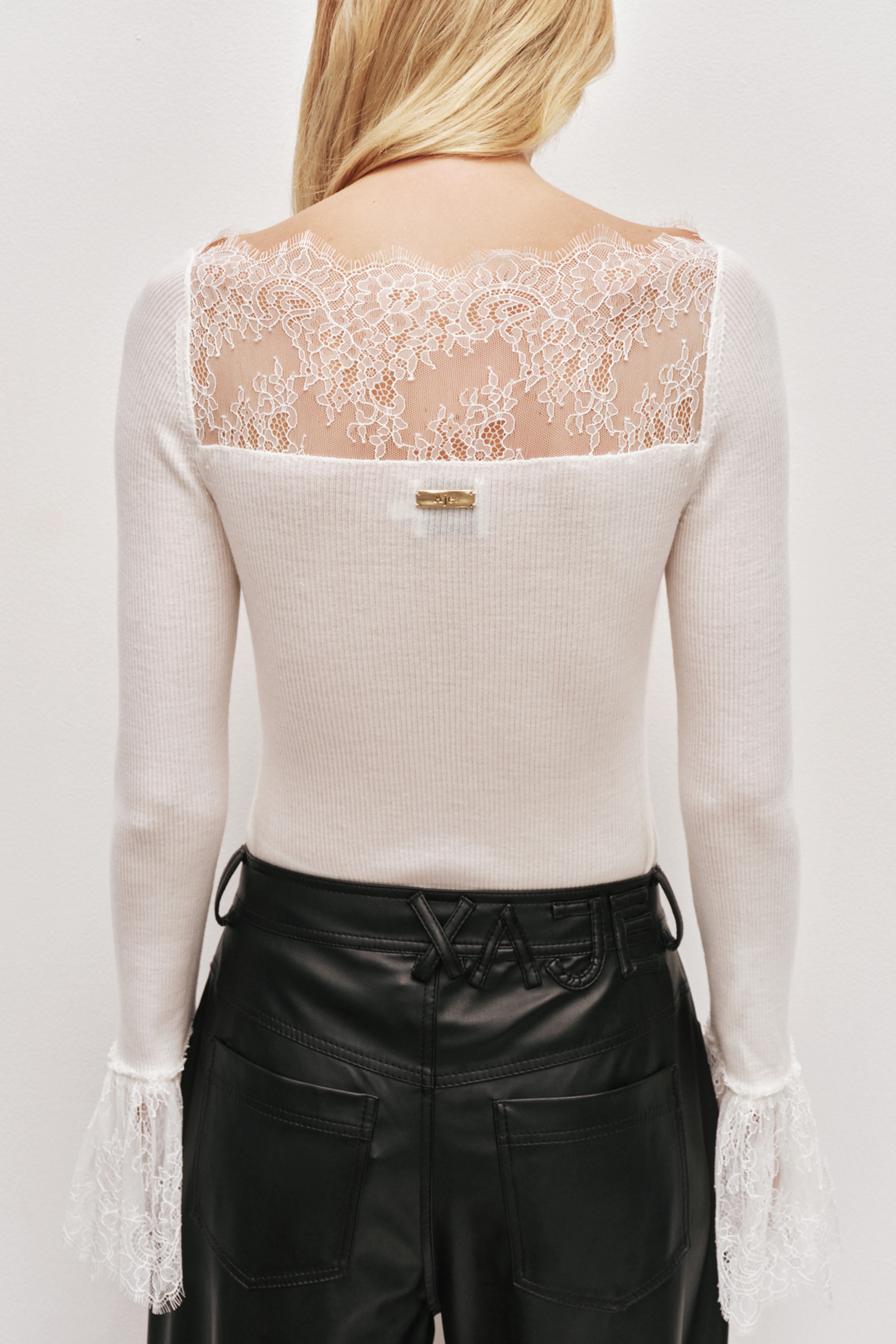 Genna Lace Knit Top - Image 5