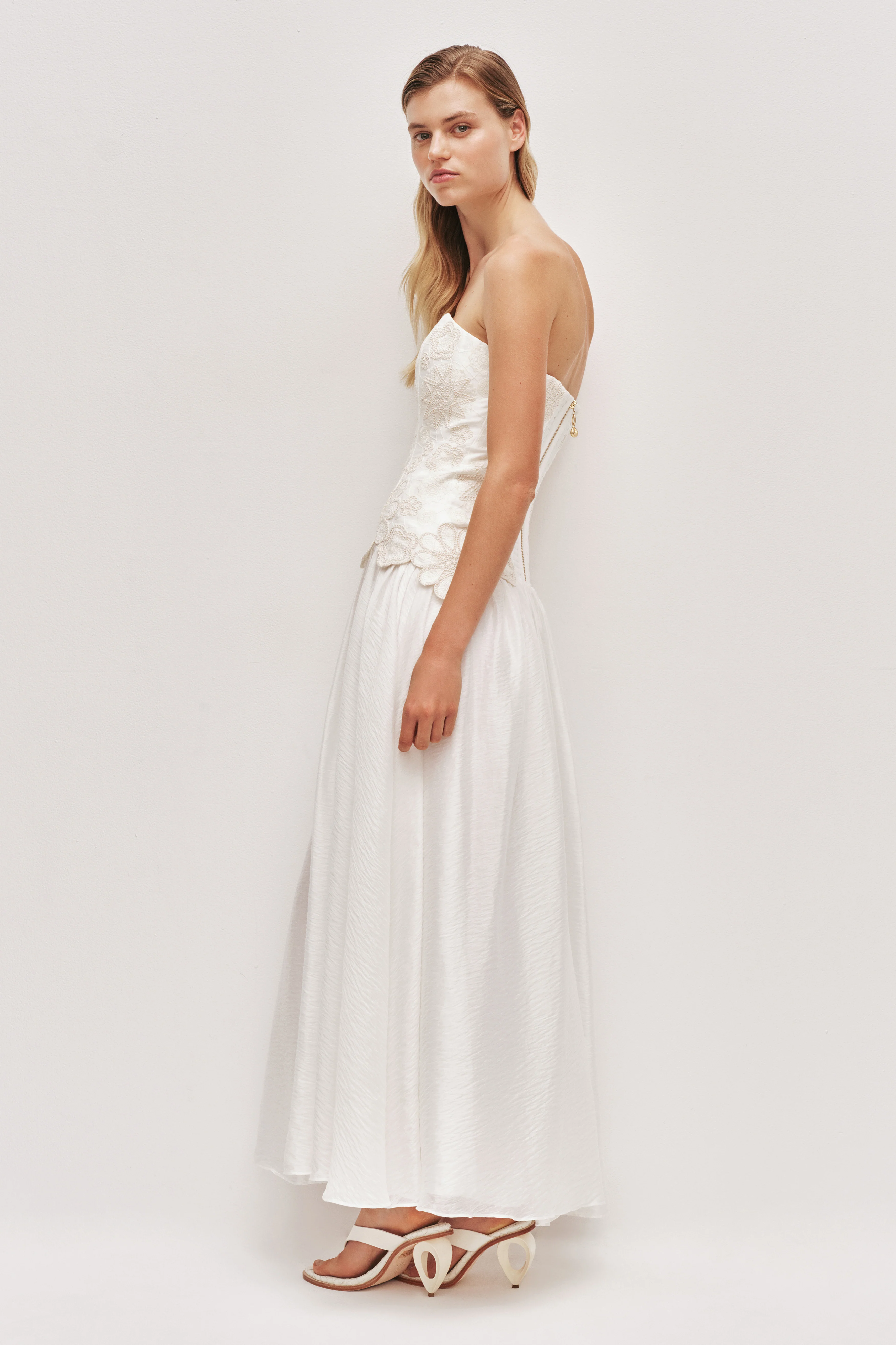 Gia Embroidered Gown - Image 3