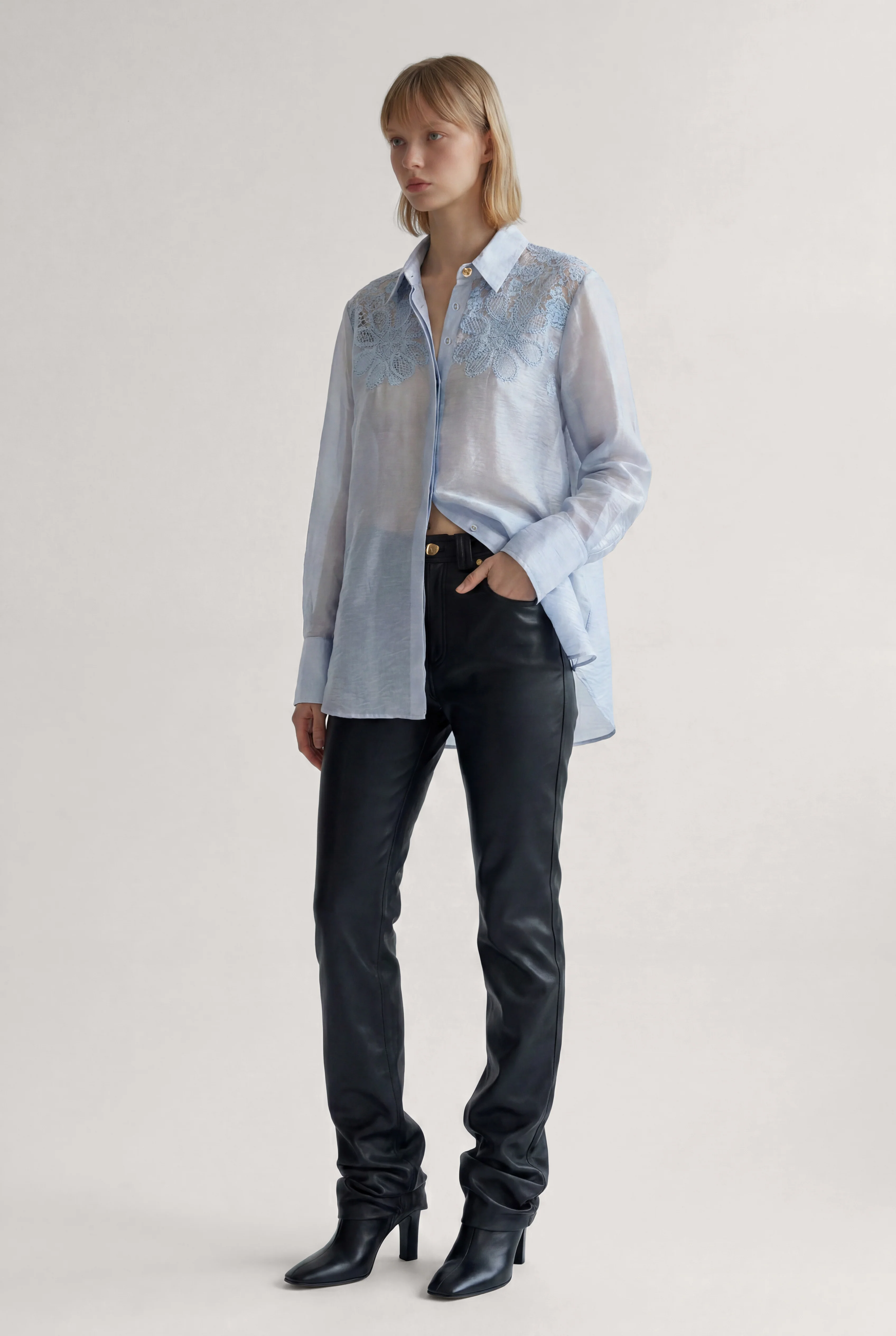 Gia Embroidered Shirt - Image 3