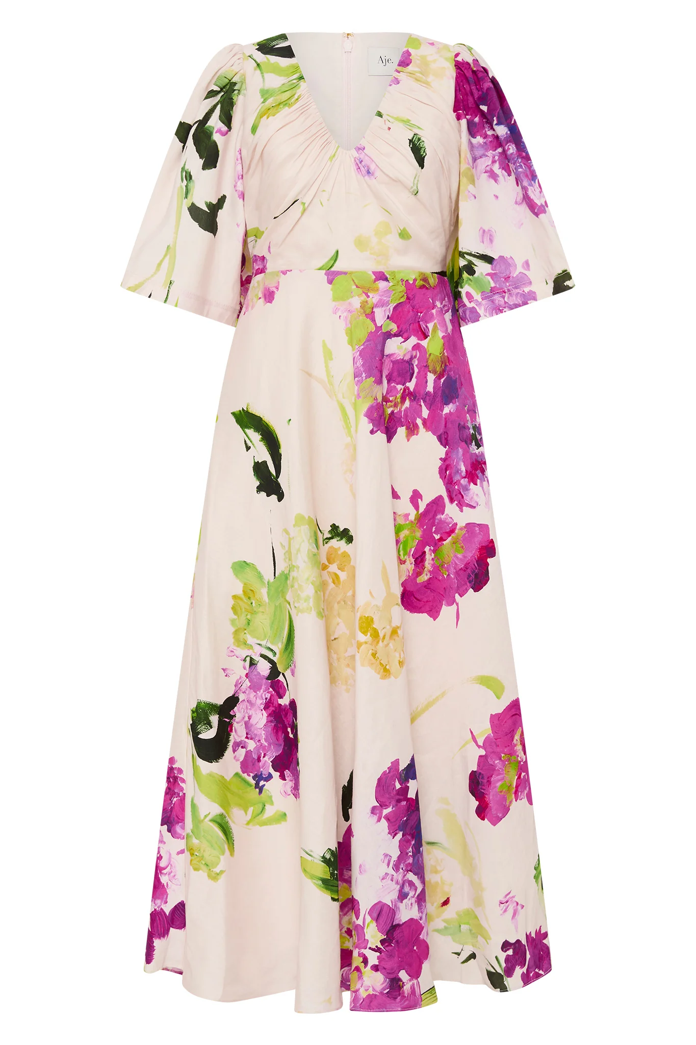 Gilda Bell Sleeve Midi Dress - Image 2