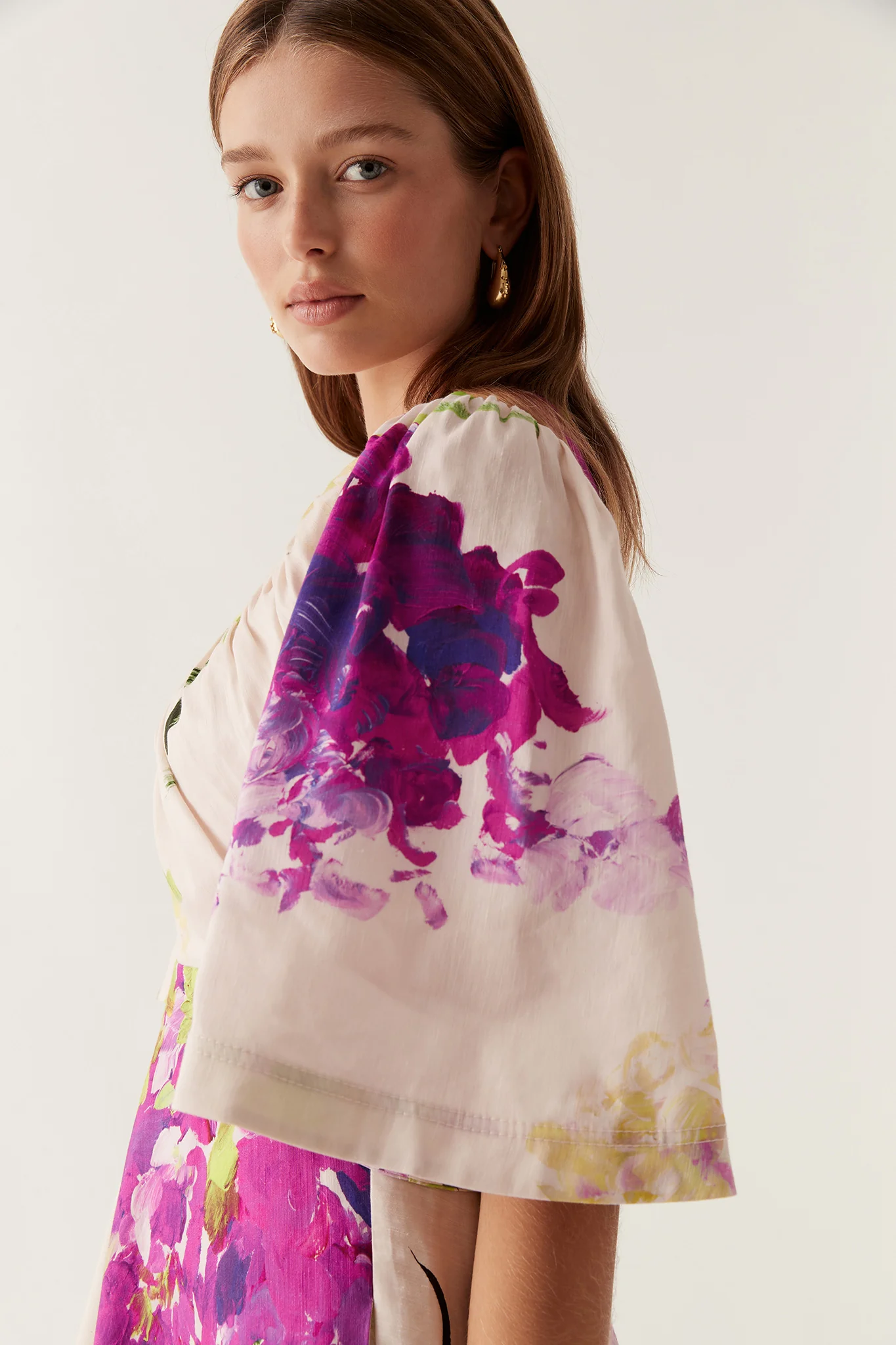 Gilda Bell Sleeve Midi Dress - Image 4