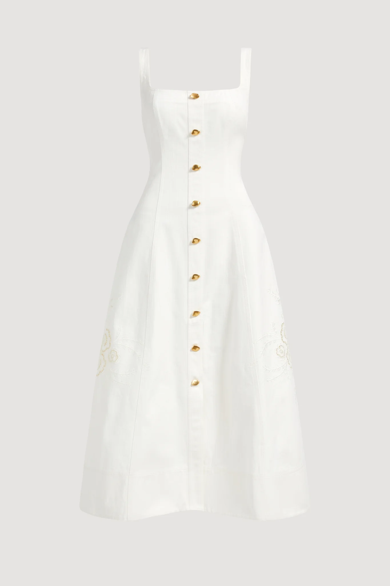 Halo Embroidered Midi Dress - Image 2