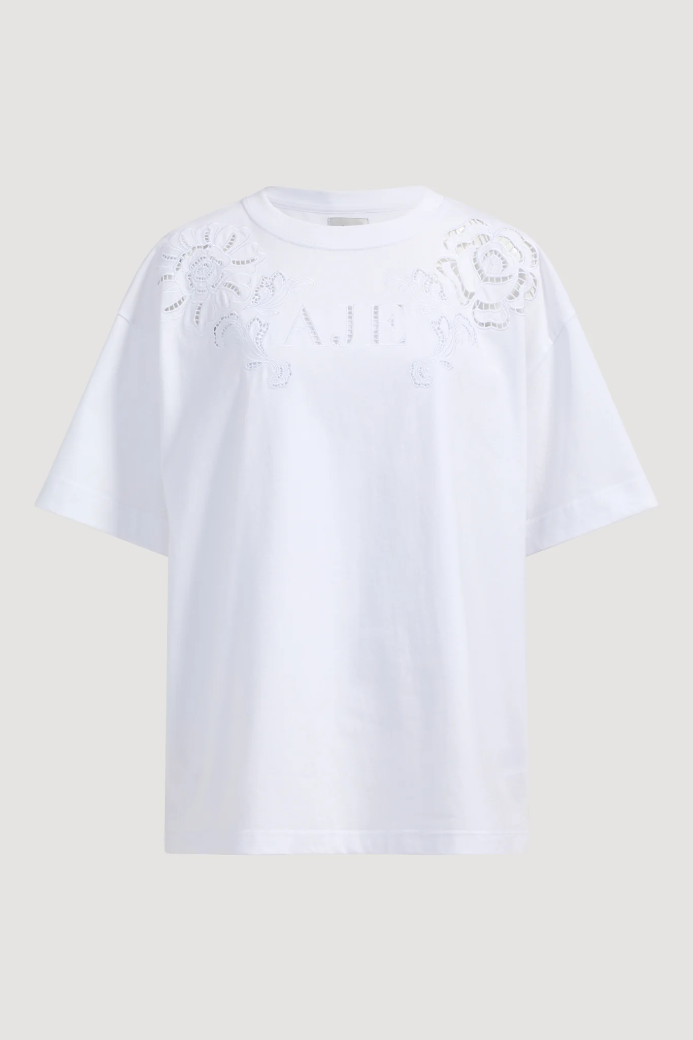 Halo Embroidered Oversized Tee - Image 2