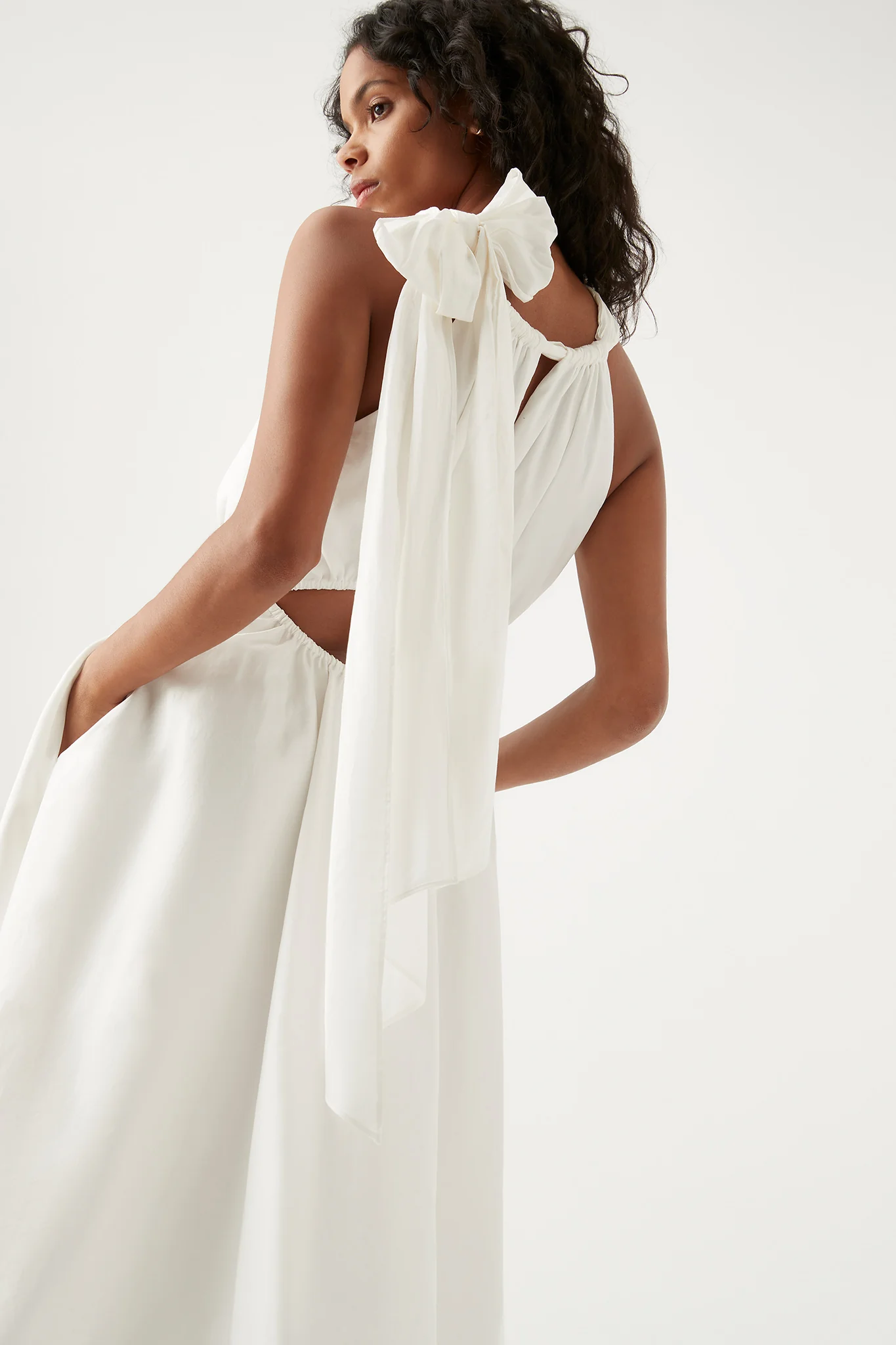 Henriette Tie Strap Midi Dress - Image 4