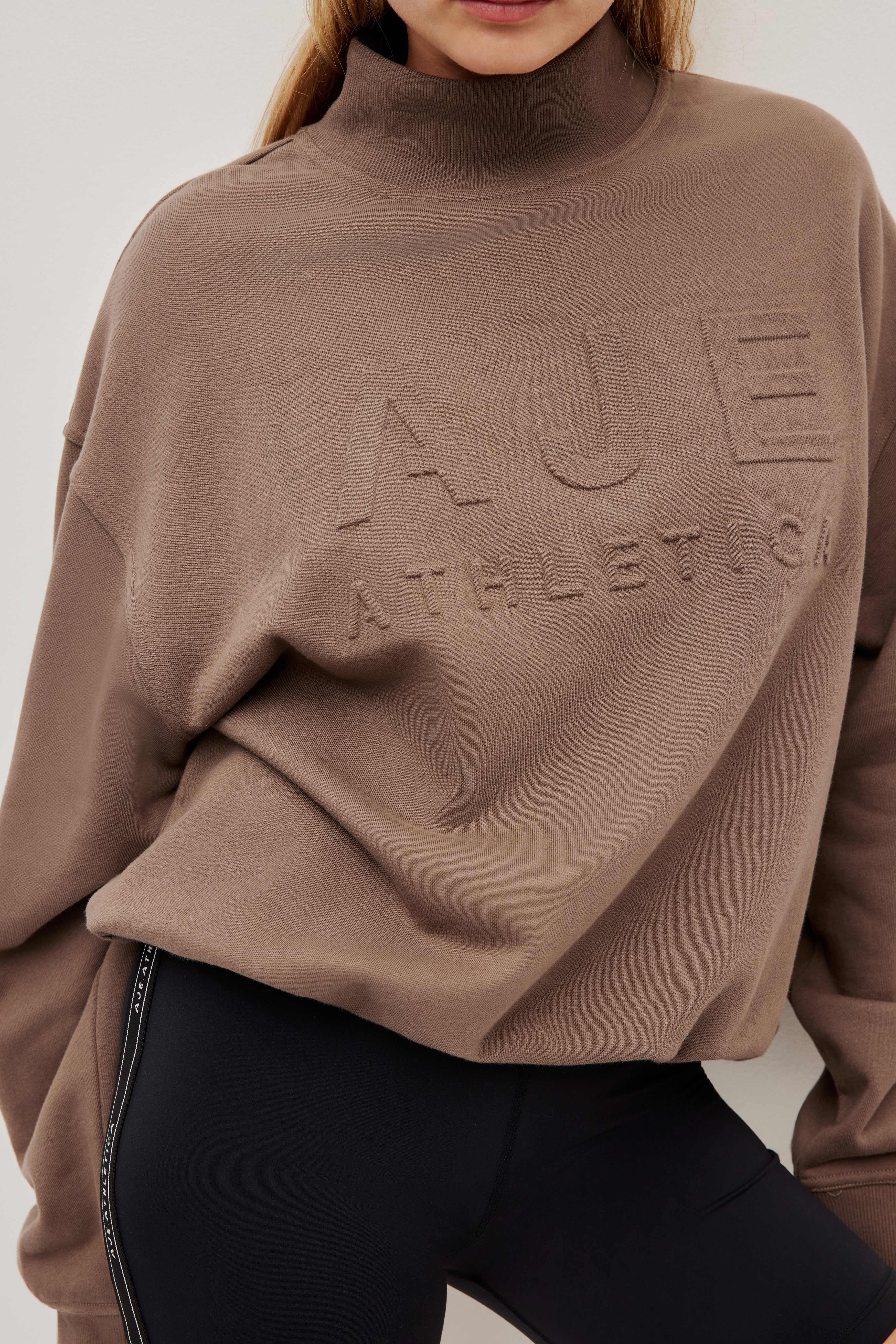High Neck Logo Jumper - Image 3