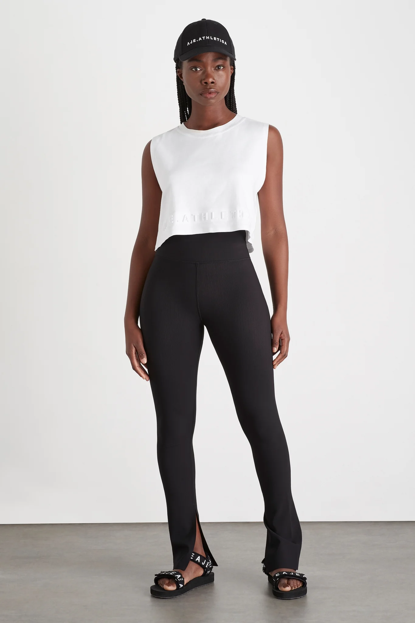 High Waist Split Hem Legging 205 - Image 5