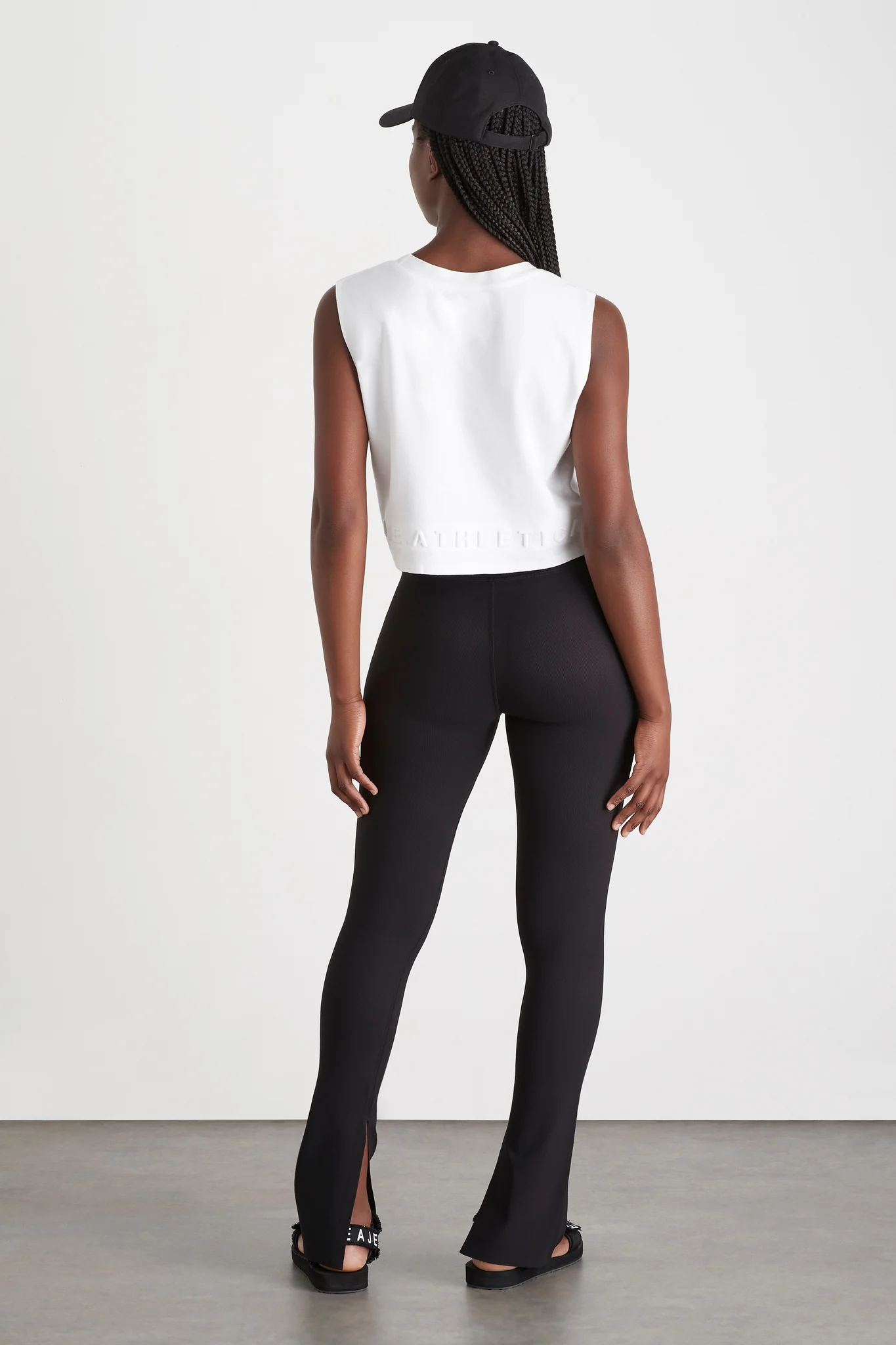 High Waist Split Hem Legging 205 - Image 8