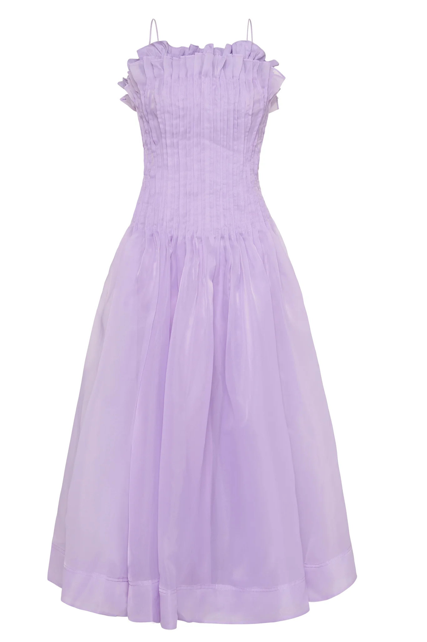 Horizon Pintucked Midi Dress - Image 2