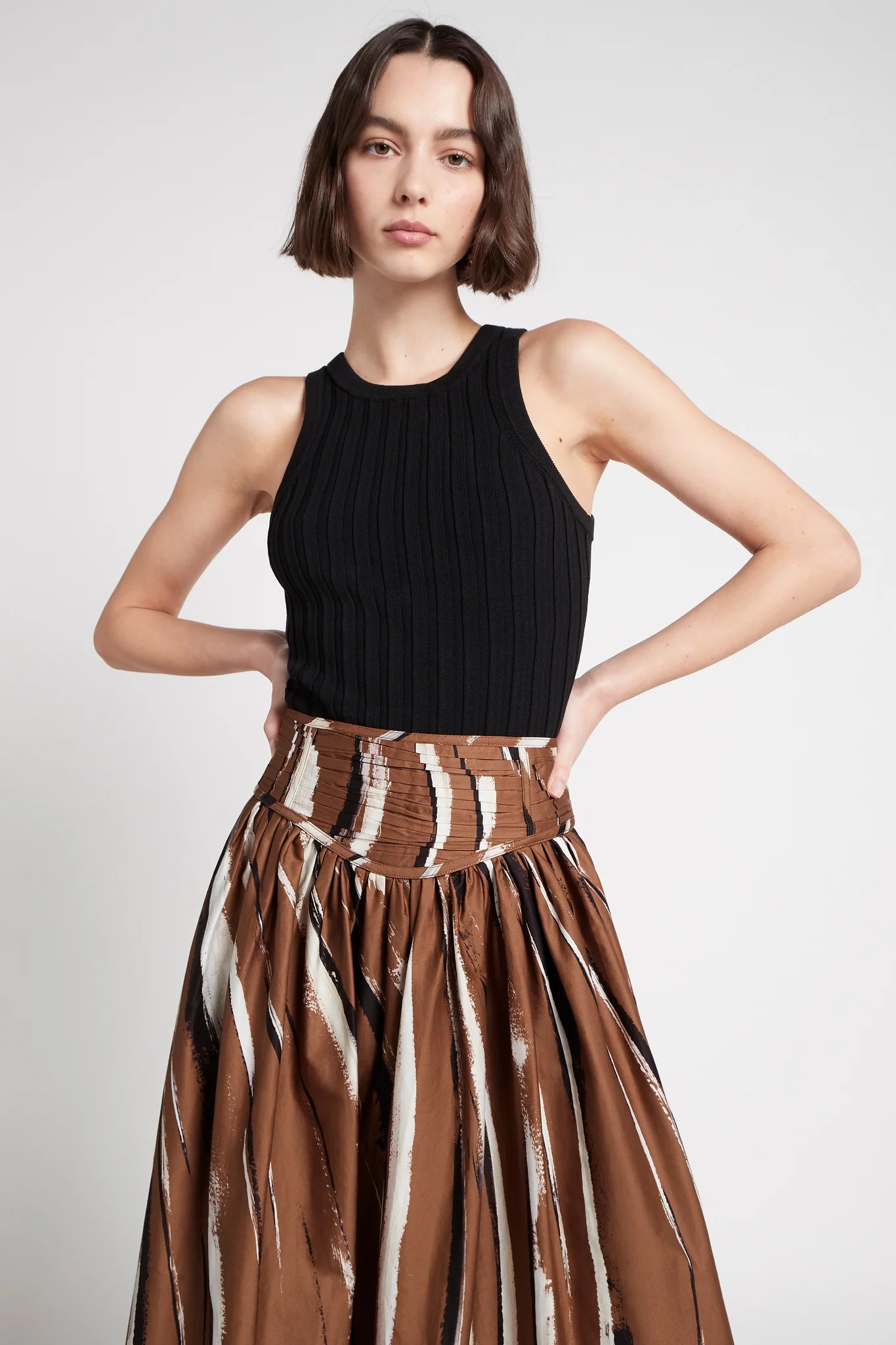 Hydra Racer Knit Ribbed Top - Image 7