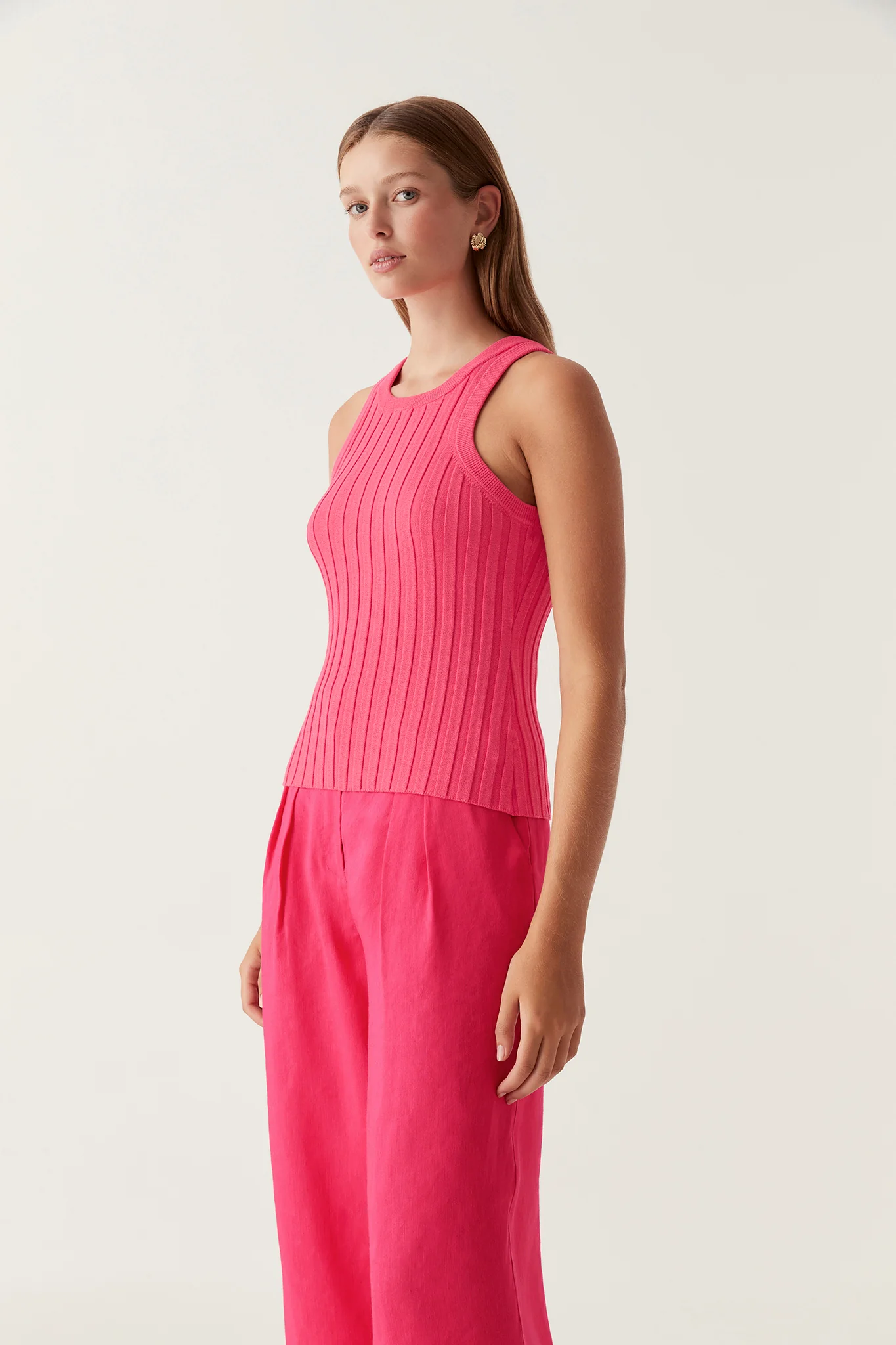 Hydra Racer Knit Ribbed Top - Image 4