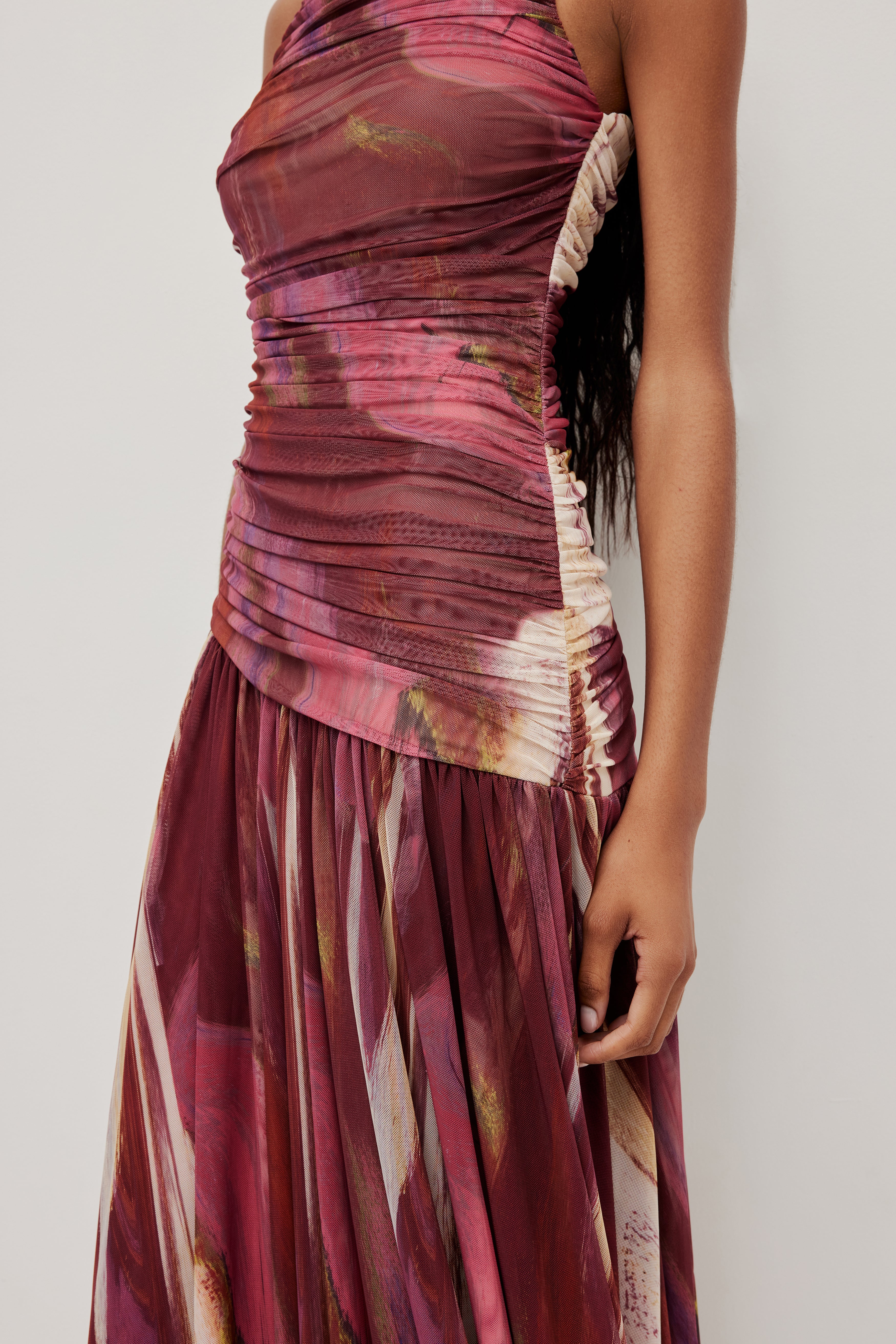 Ines Mesh Maxi Dress - Image 4