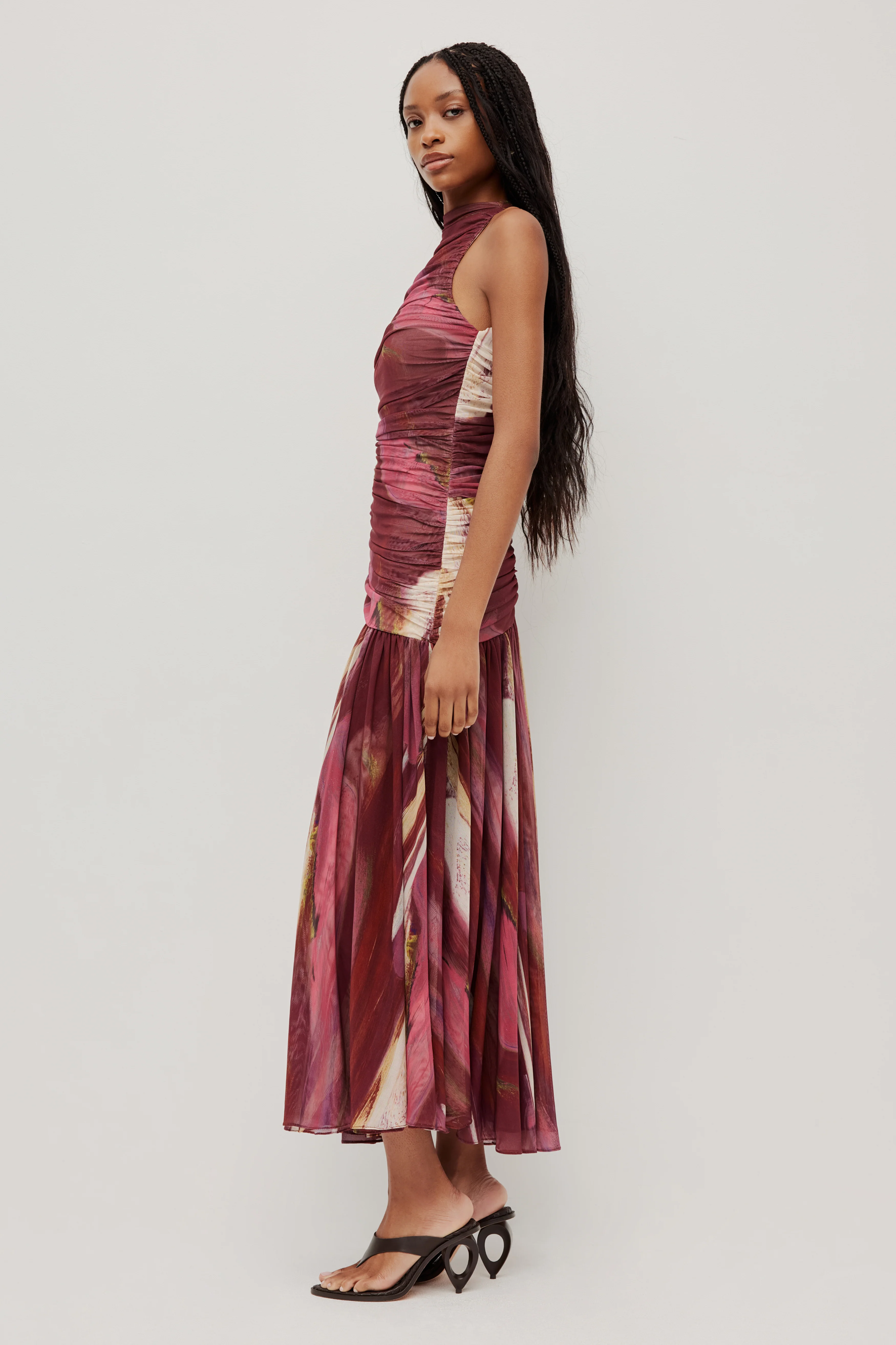 Ines Mesh Maxi Dress - Image 5