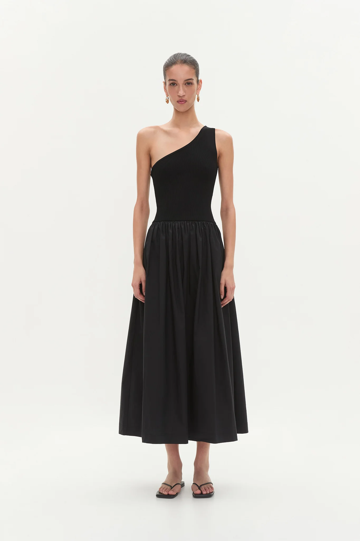 Isla One Shoulder Maxi Dress - Image 3