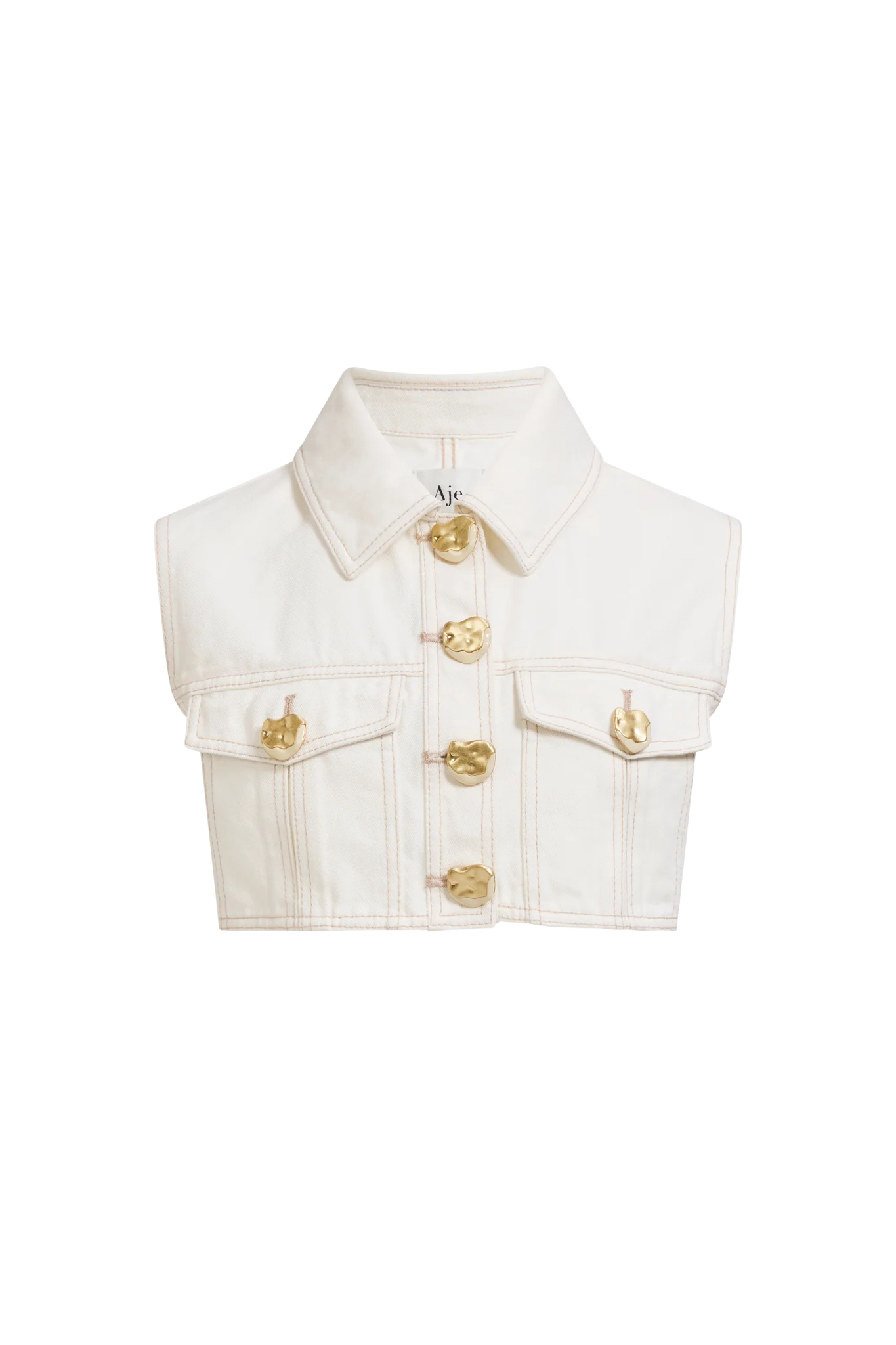 Ivy Denim Cropped Top - Image 2