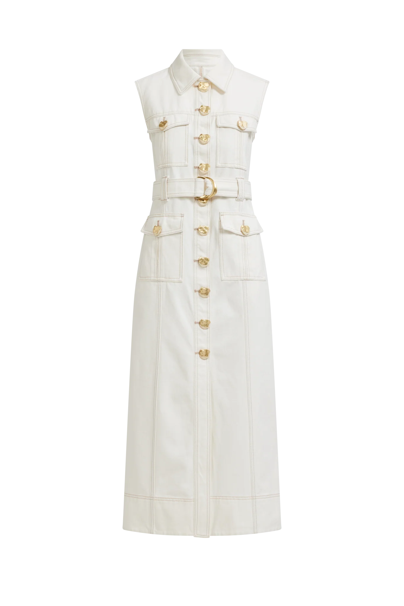 Ivy Denim Midi Dress - Image 2