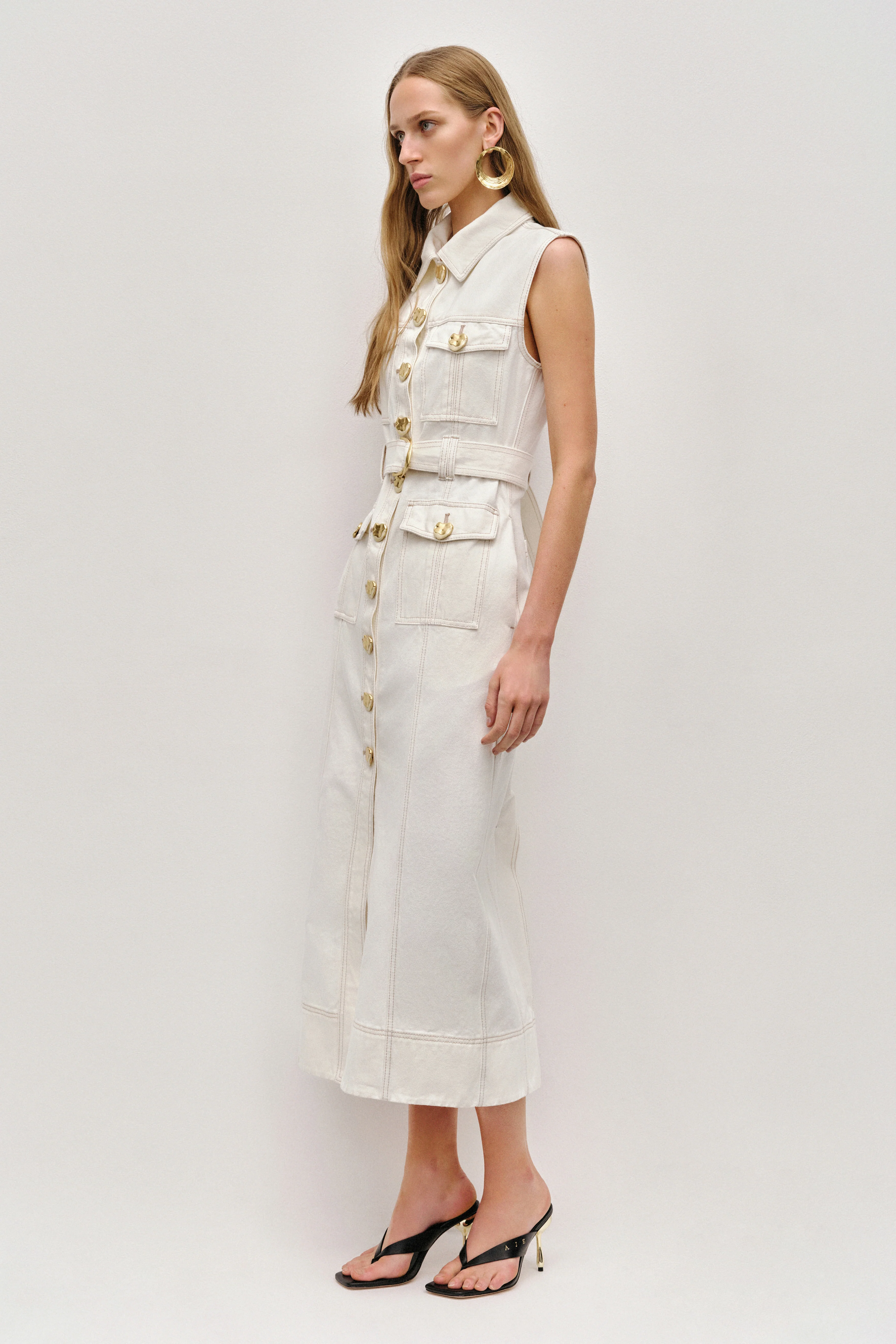 Ivy Denim Midi Dress - Image 5