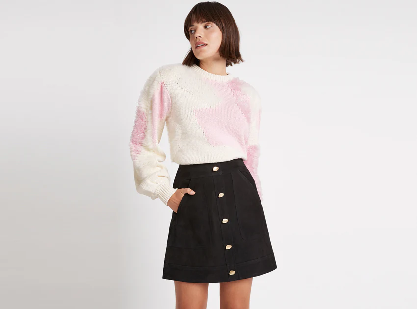 Ivy Leather Mini Skirt - Image 7