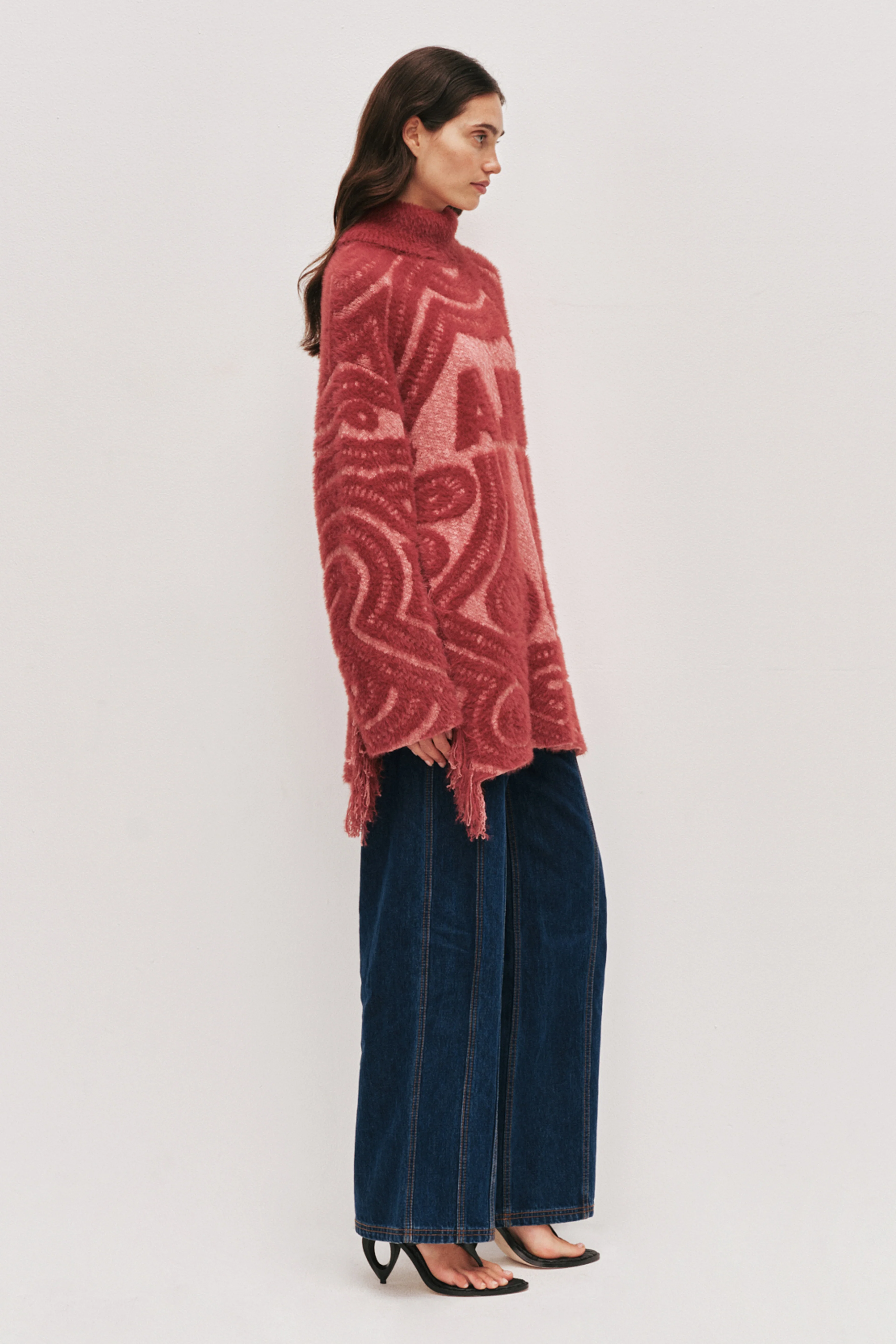 Jouve Jacquard Jumper - Image 7