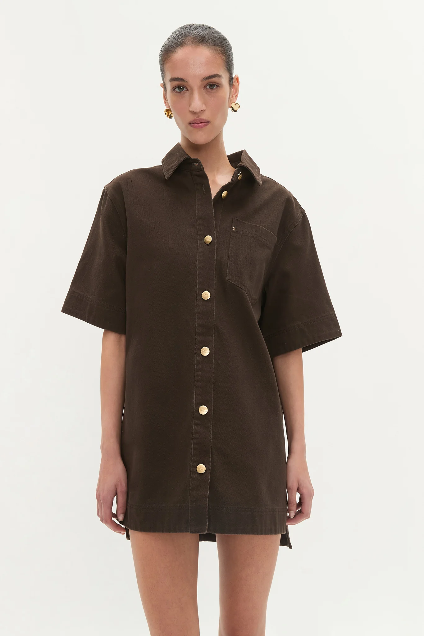 Junee Denim Shirt Dress - Image 4