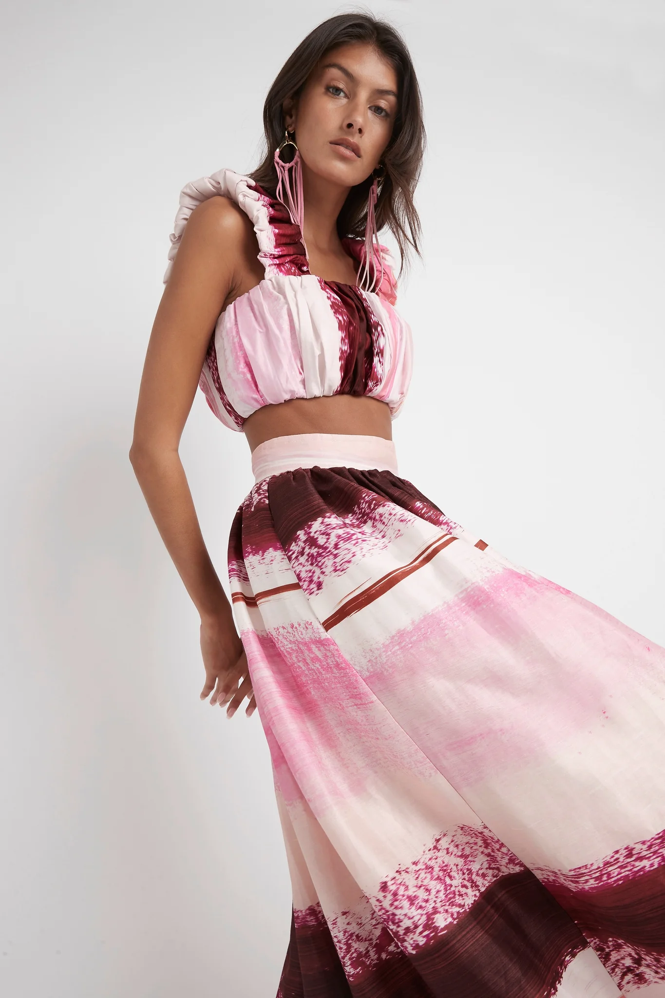 Kasbah Sunset Stripe Maxi Skirt - Image 4